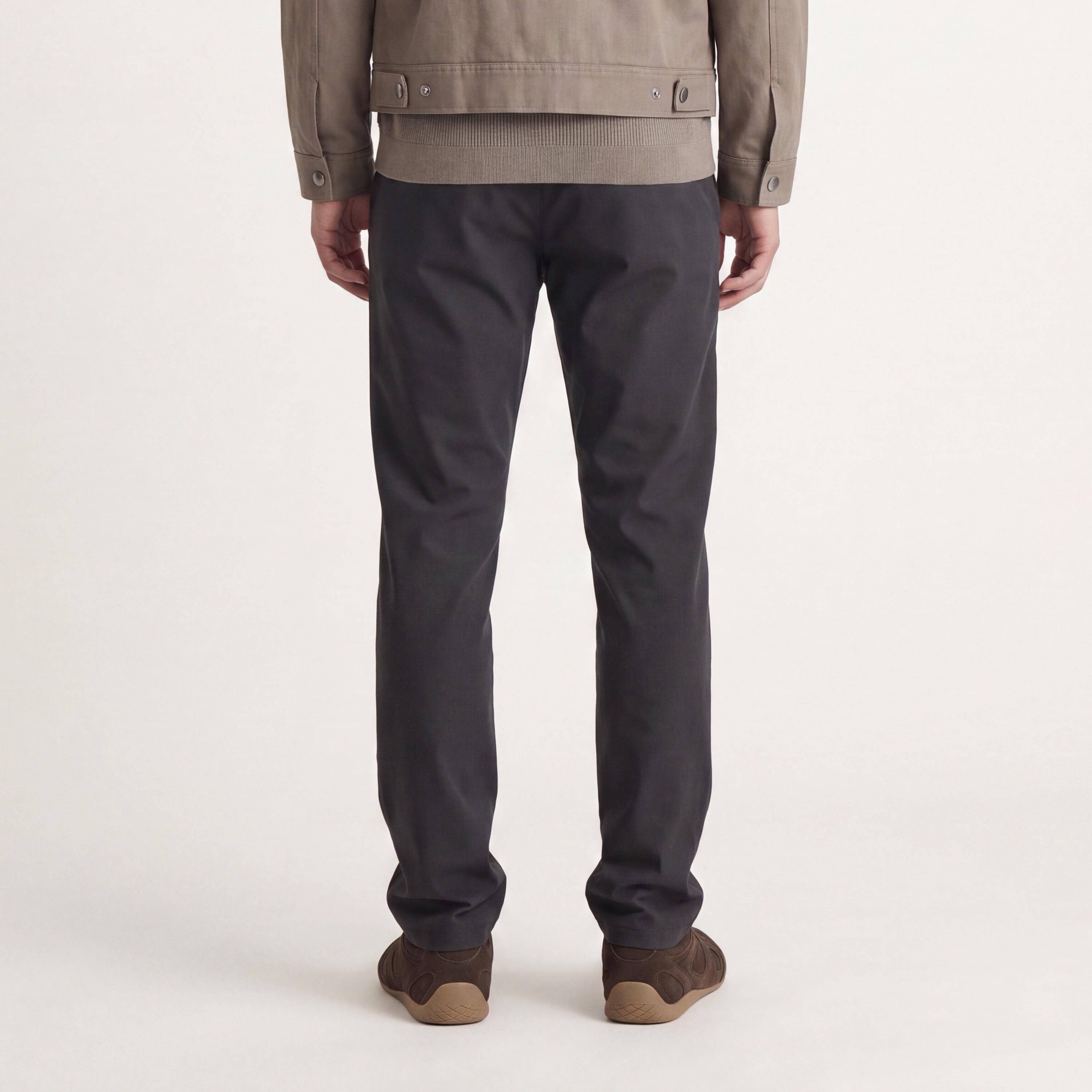 Jack & Jones Plain Mid Rise Drawstring and Button Closure Men's Joggers-men-clothing-joggers-image-6