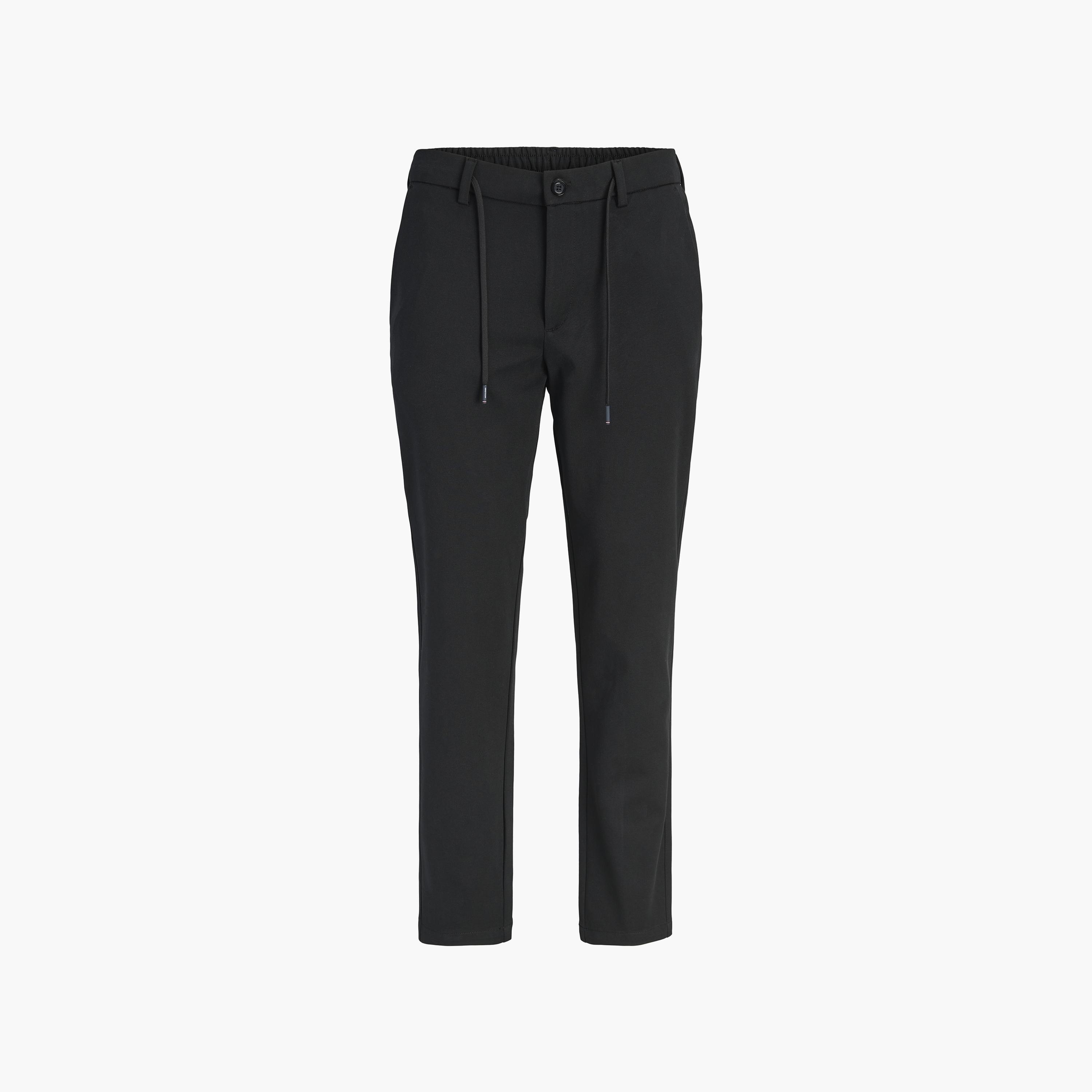 Jack & Jones Plain Mid Rise Drawstring and Button Closure Men's Joggers-men-clothing-joggers-image-7