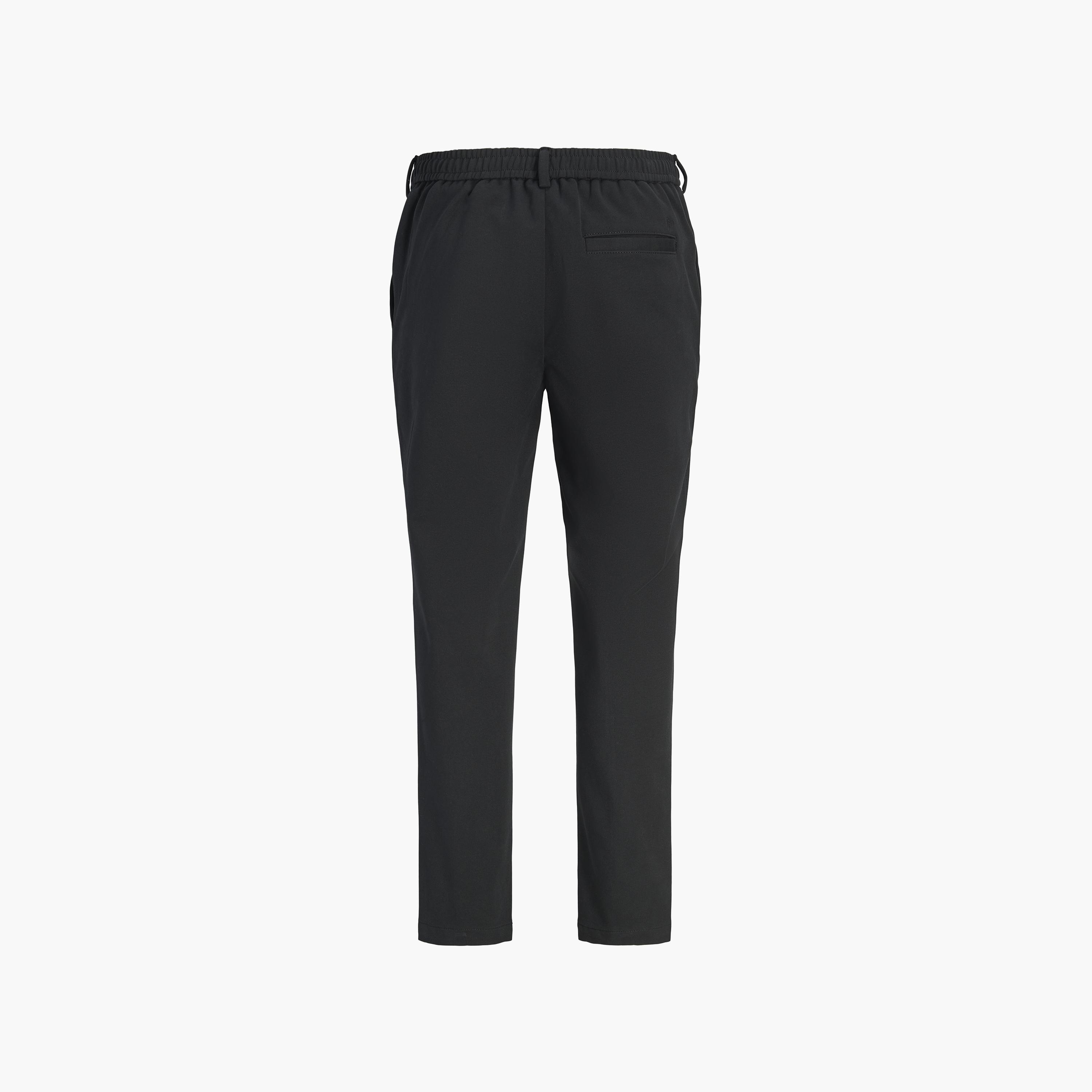 Jack & Jones Plain Mid Rise Drawstring and Button Closure Men's Joggers-men-clothing-joggers-image-8