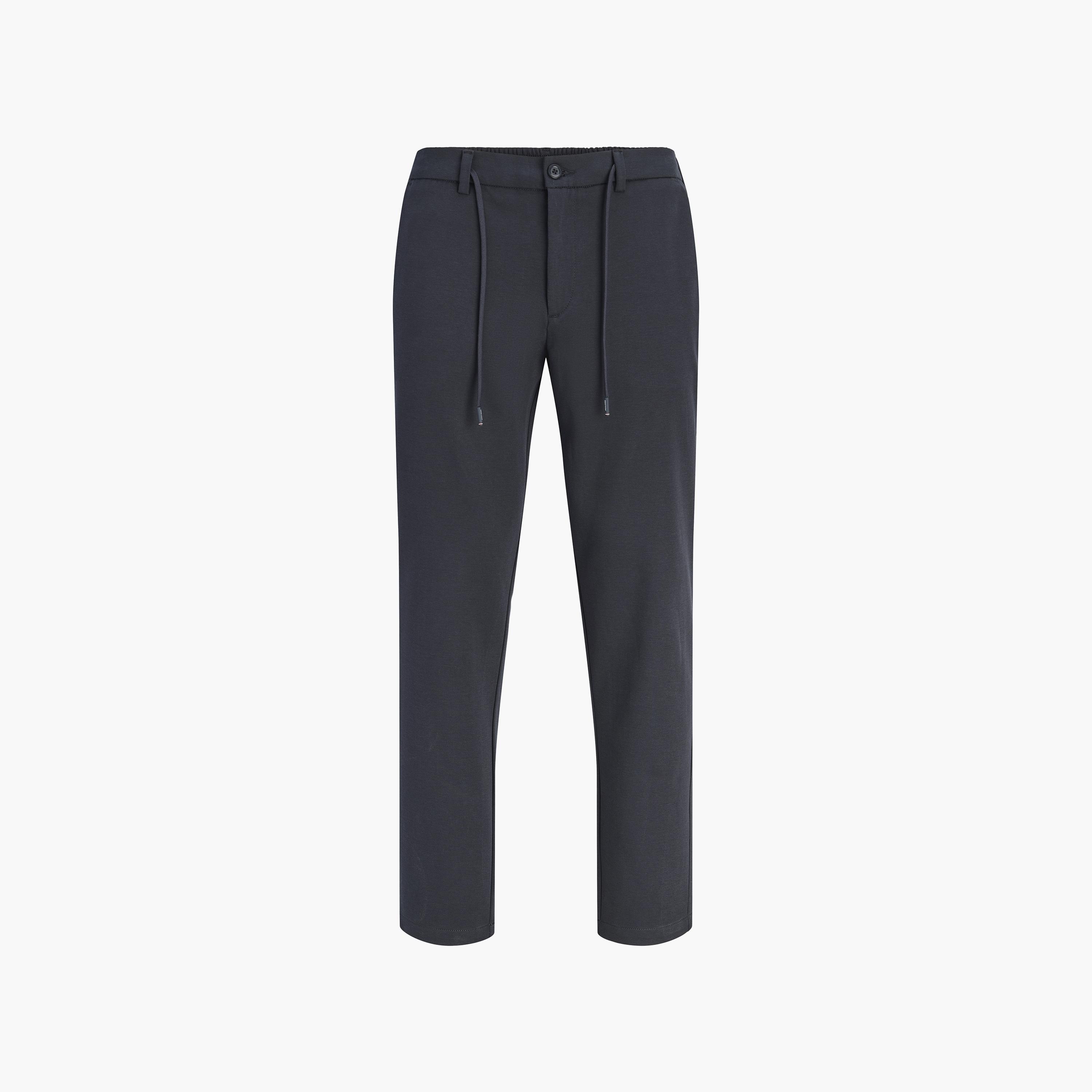 Jack & Jones Plain Mid Rise Drawstring and Button Closure Men's Joggers-men-clothing-joggers-image-8