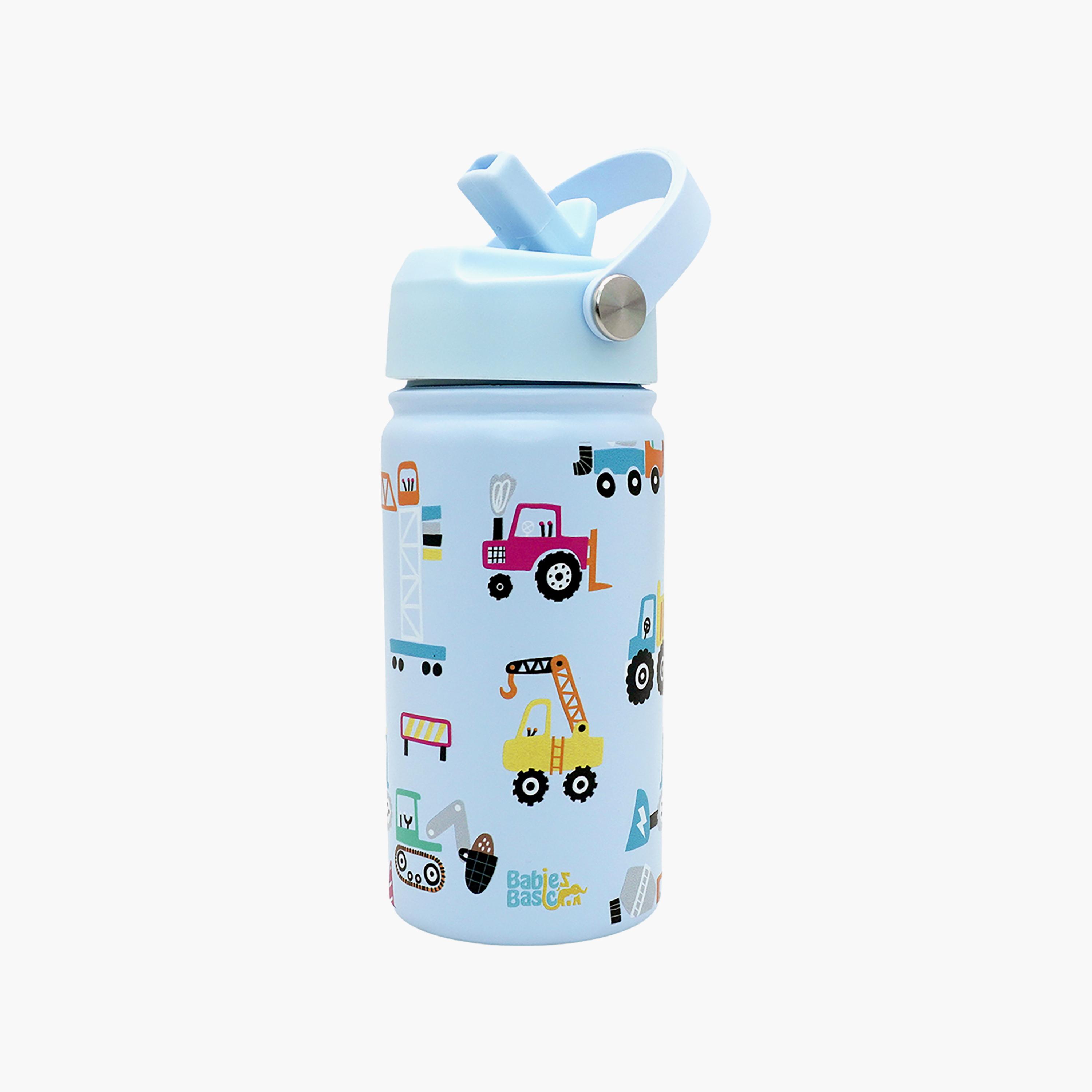 Babies Basic Vehicles 4-Piece Insulated Bento Lunch Box Set with Snack Box & Water Bottle - 350 ml-school-lunchessentials-sets-image-6