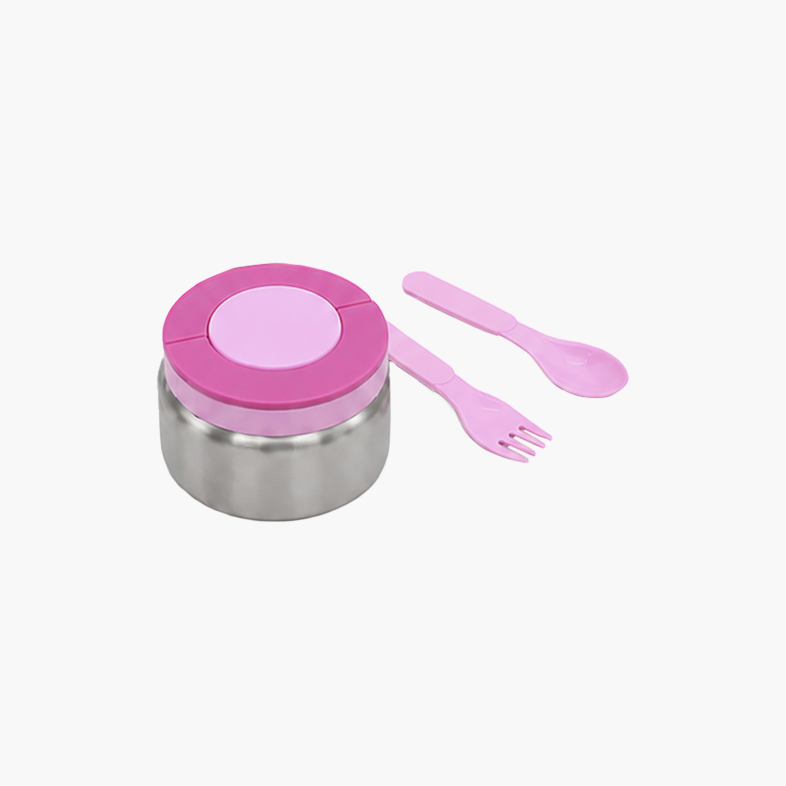 Babies Basic Princess 4-Piece Insulated Bento Lunch Box Set with Snack Box & Water Bottle - 350 ml-school-lunchessentials-sets-image-7