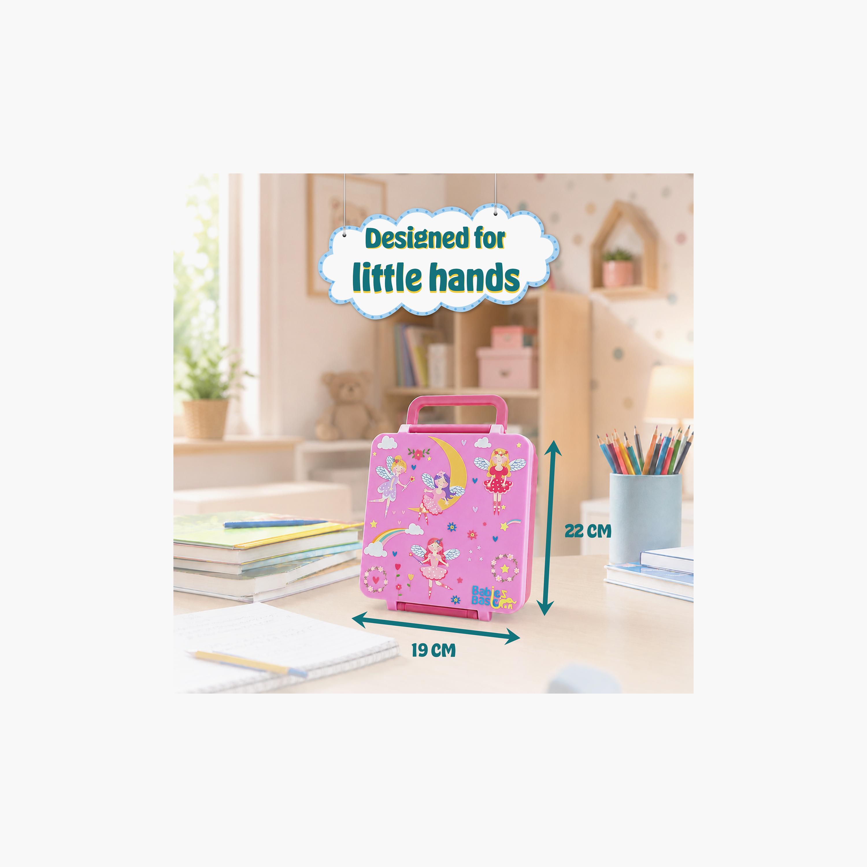 Babies Basic Princess 4-Piece Insulated Bento Lunch Box Set with Snack Box & Water Bottle - 350 ml-school-lunchessentials-sets-image-9