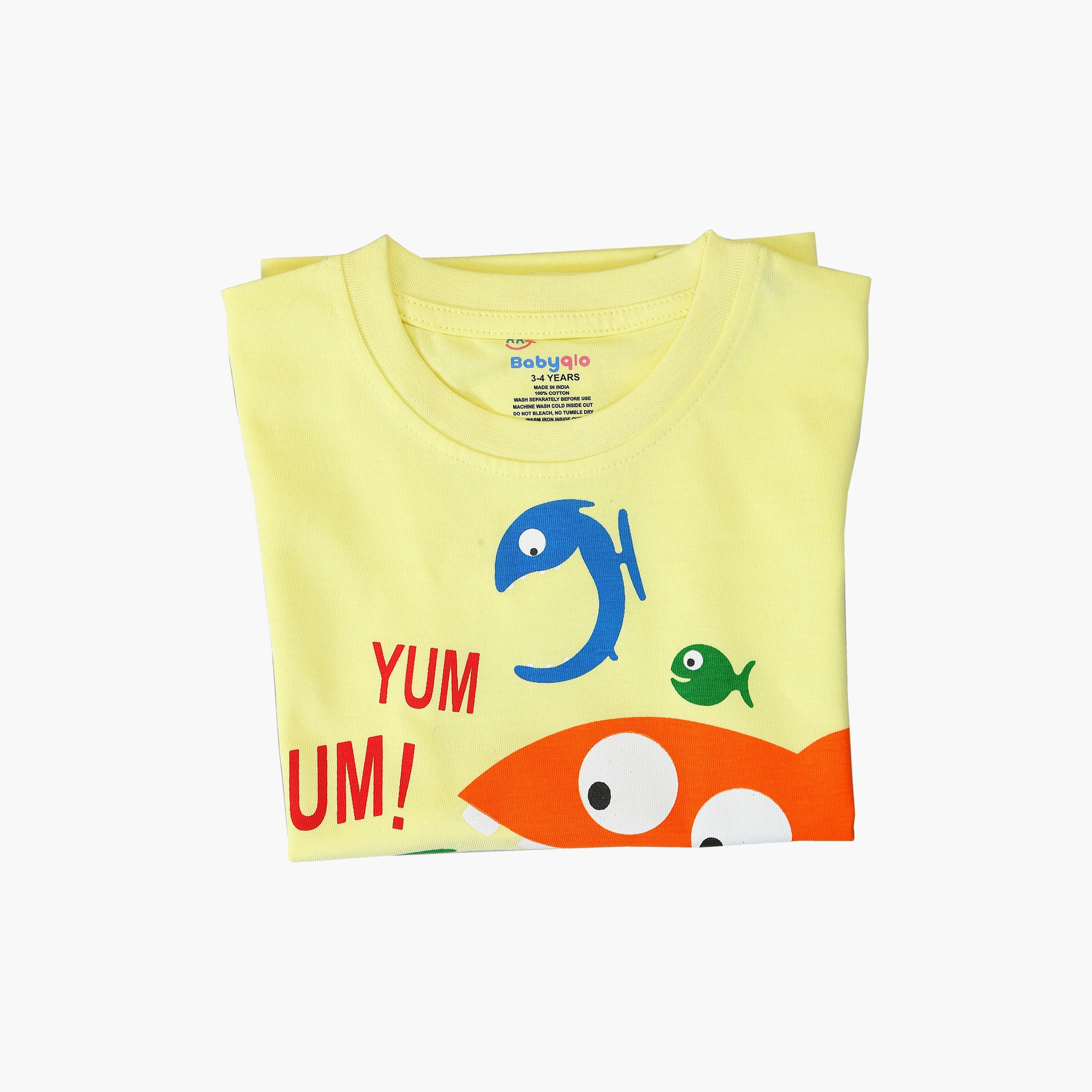 Babyqlo Funny Fishes Printed T-Shirt-boys-clothing-tshirtsandpolos-image-3