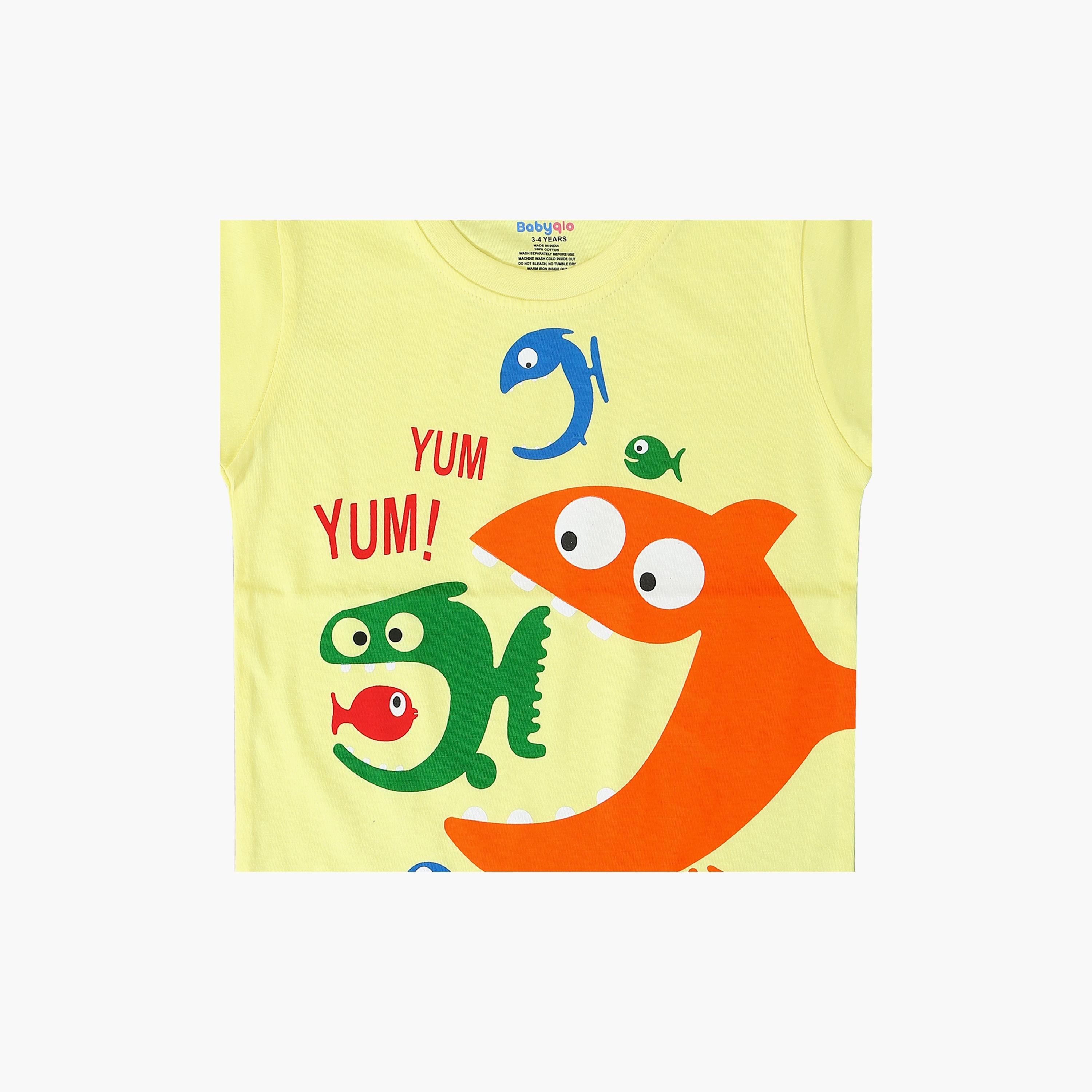 Babyqlo Funny Fishes Printed T-Shirt-boys-clothing-tshirtsandpolos-image-4