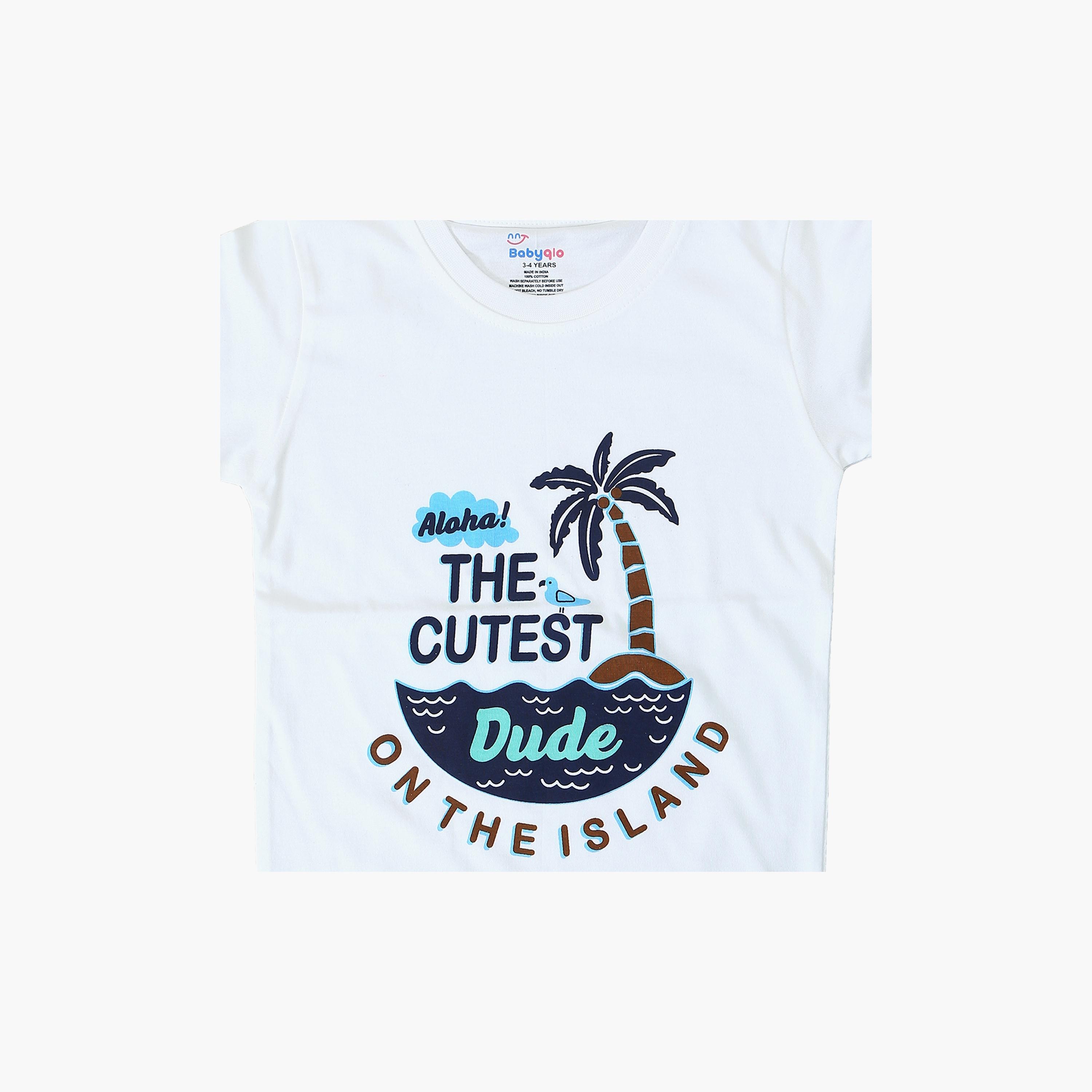 Babyqlo Dude On The Island Printed T-Shirt-boys-clothing-tshirtsandpolos-image-4