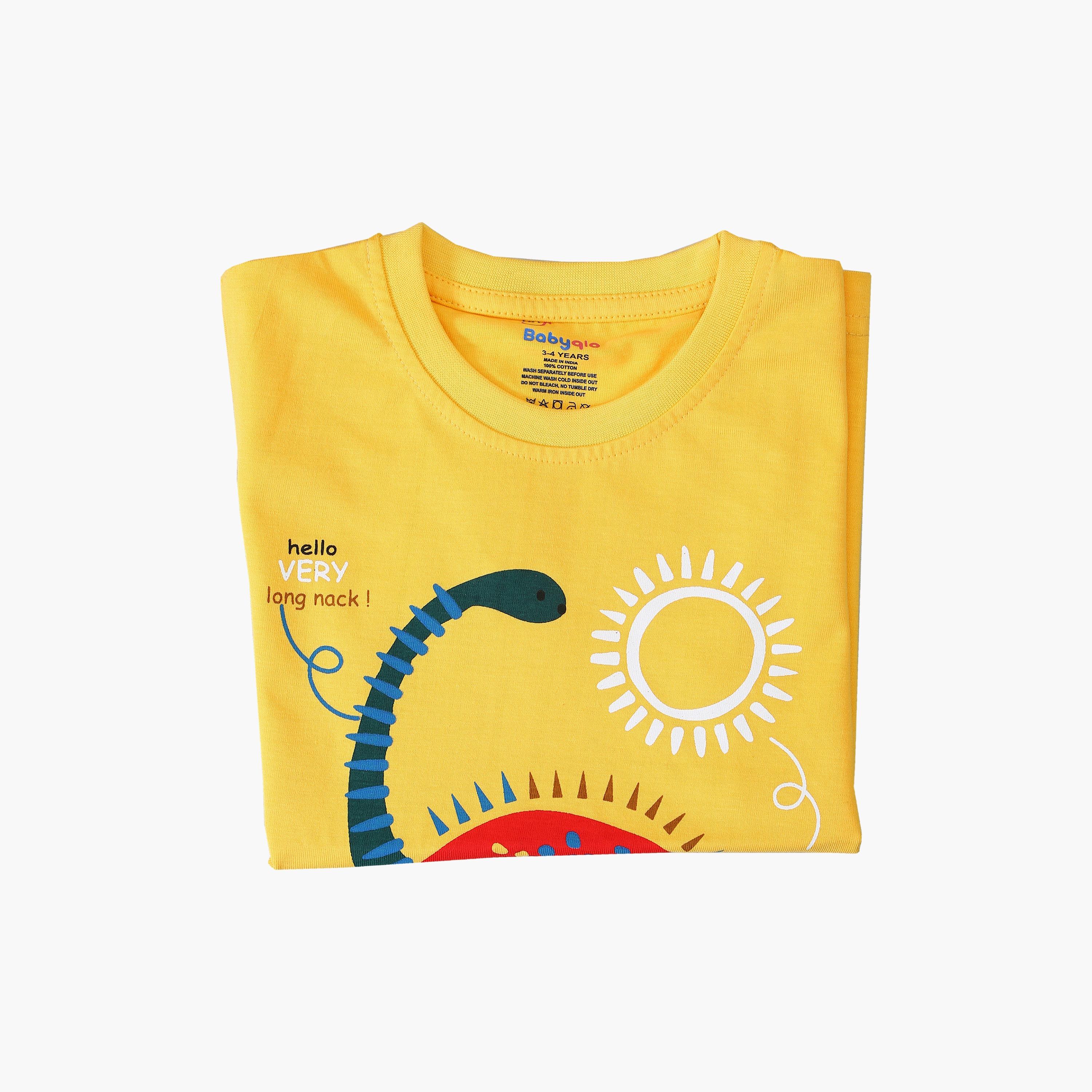 Babyqlo Cute Dino Printed T-Shirt-boys-clothing-tshirtsandpolos-image-4
