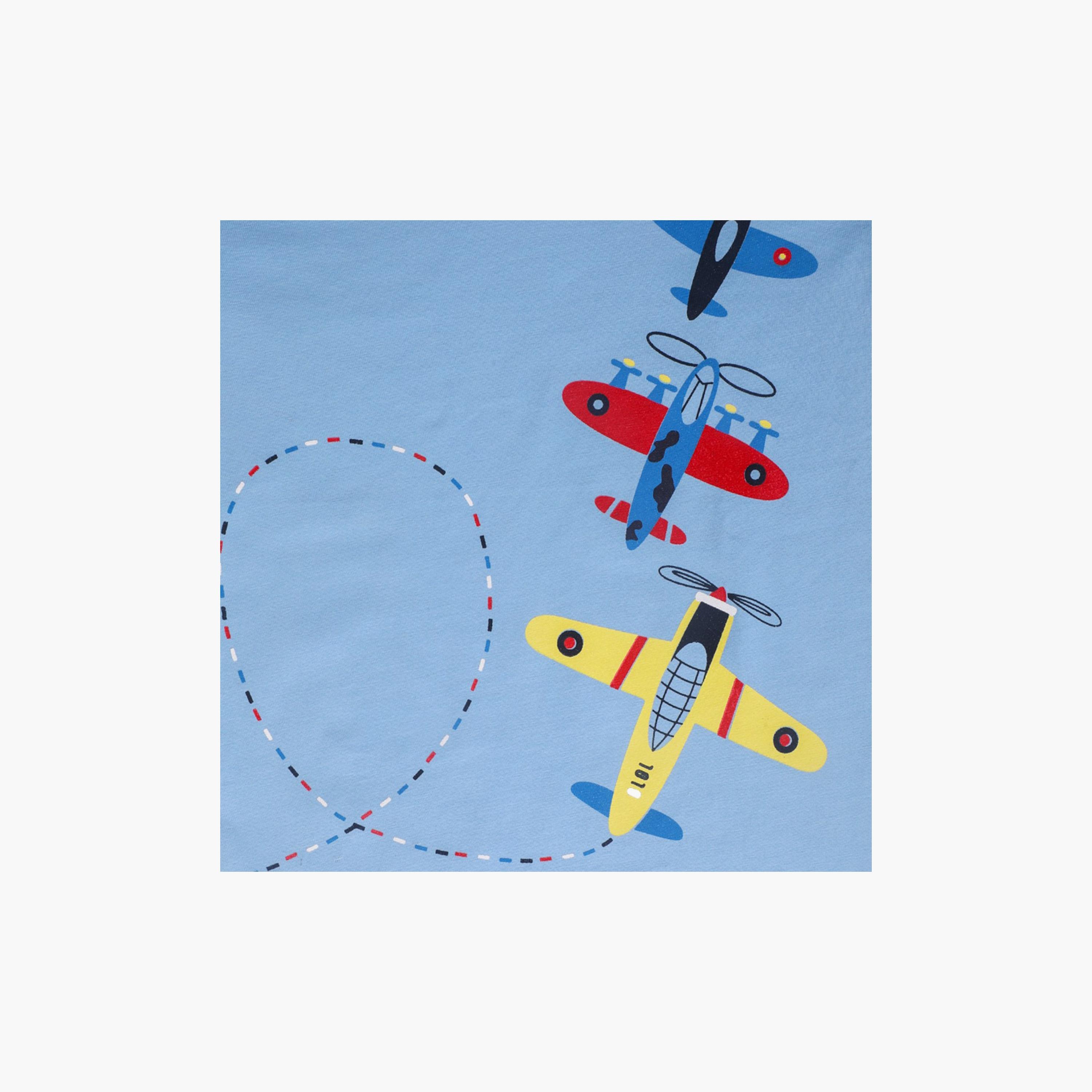 Babyqlo Plane Printed T-Shirt-boys-clothing-tshirtsandpolos-image-4
