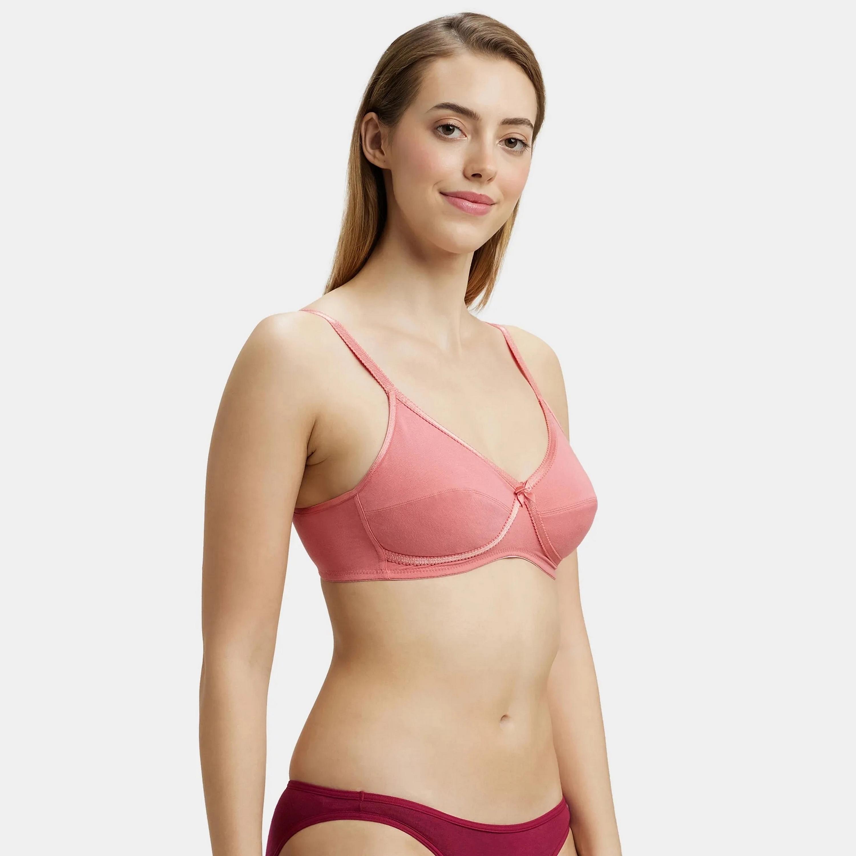 حمالة صدر نسائية سادة غير مبطنة بدون أسلاك من جوكي-women-clothing-lingerie-bras-image-9