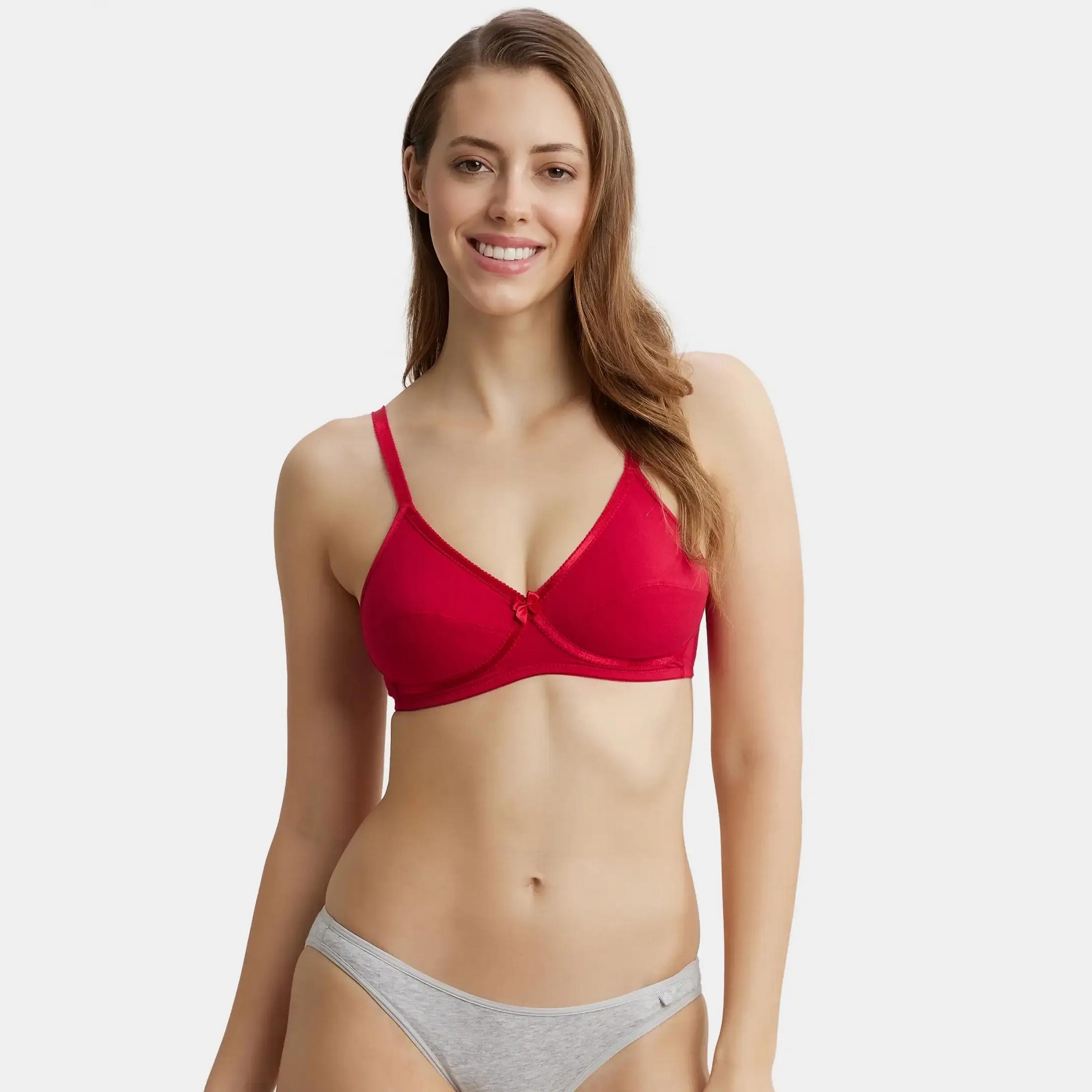 حمالة صدر نسائية سادة غير مبطنة بدون أسلاك من جوكي-women-clothing-lingerie-bras-image-13