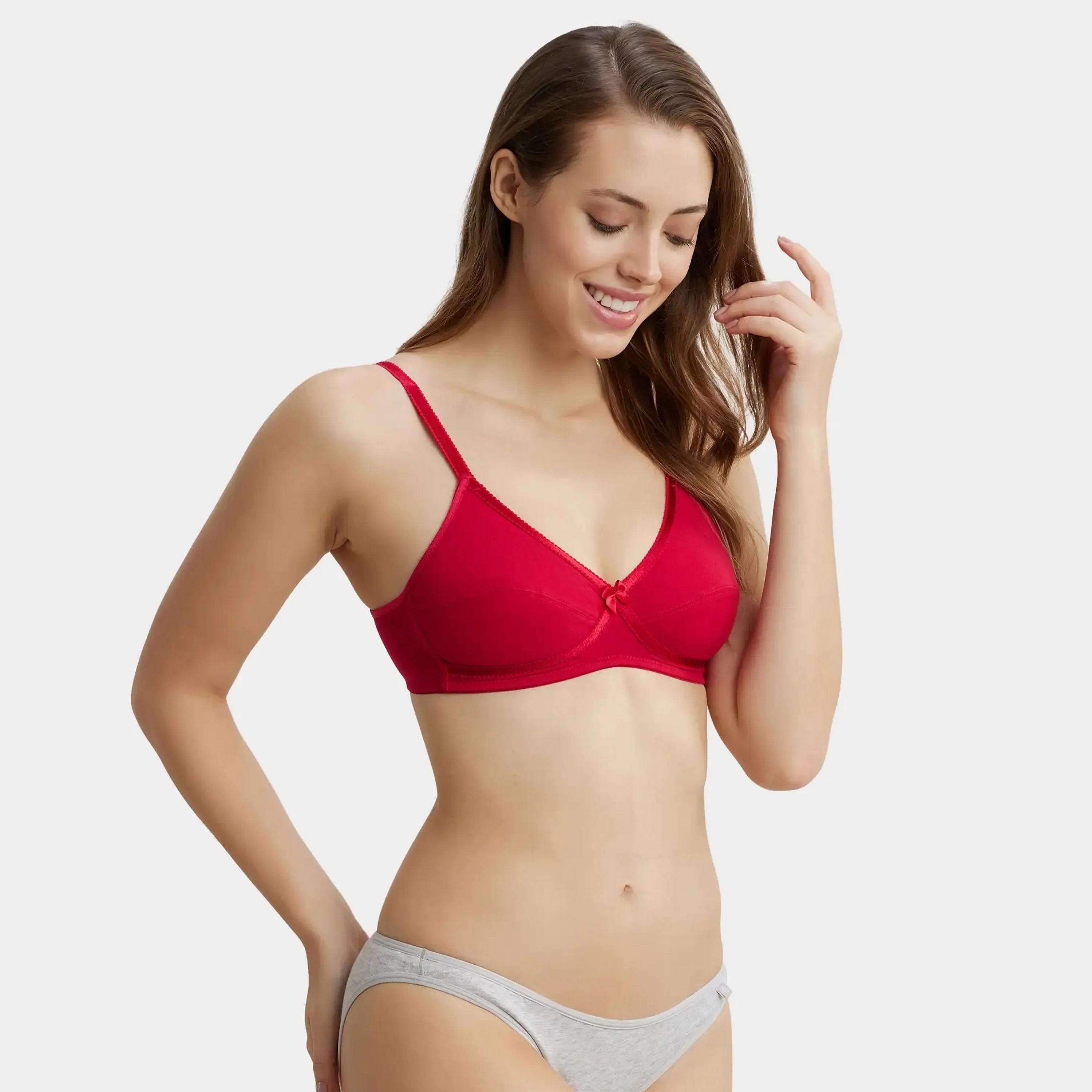 حمالة صدر نسائية سادة غير مبطنة بدون أسلاك من جوكي-women-clothing-lingerie-bras-image-15