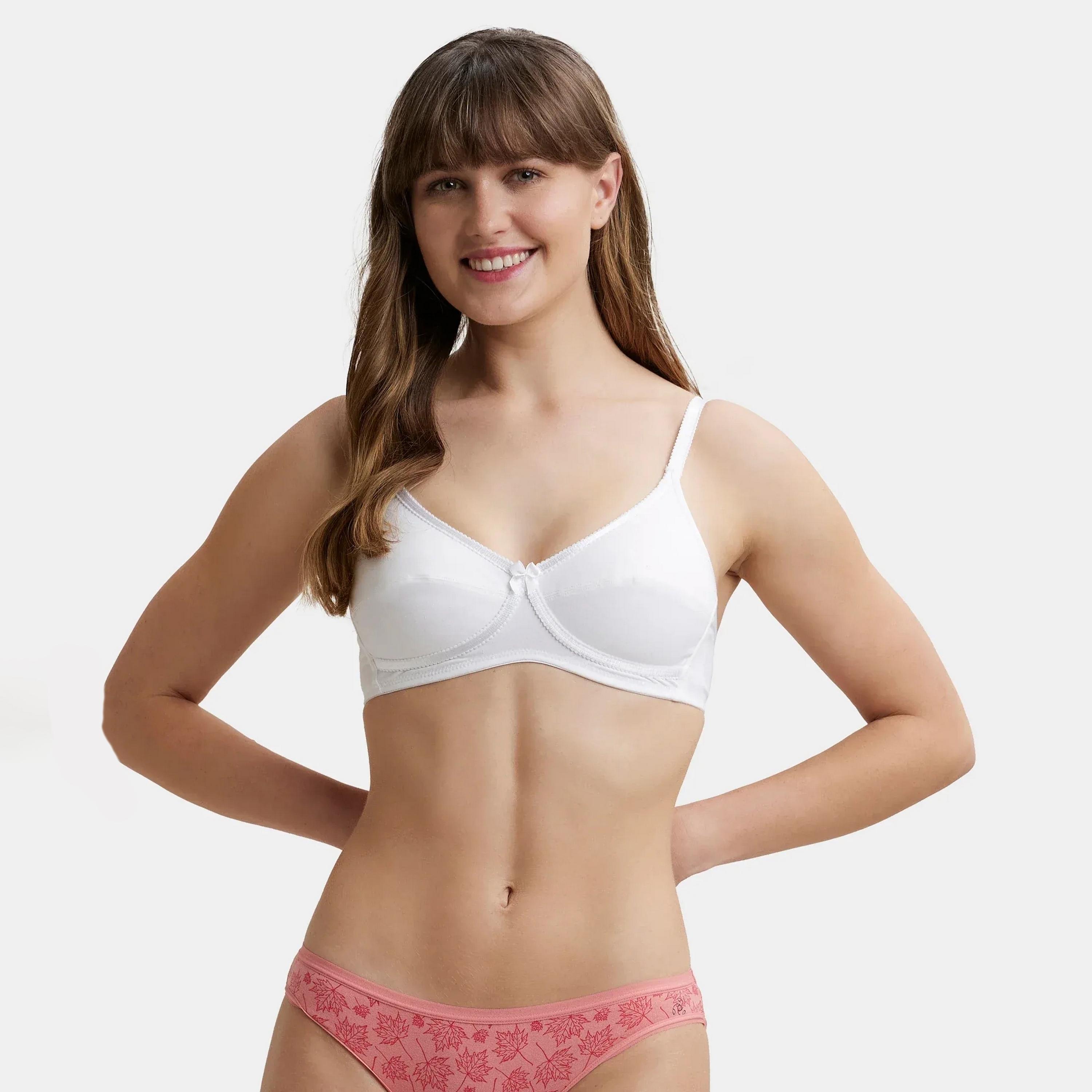 حمالة صدر نسائية سادة غير مبطنة بدون أسلاك من جوكي-women-clothing-lingerie-bras-image-19