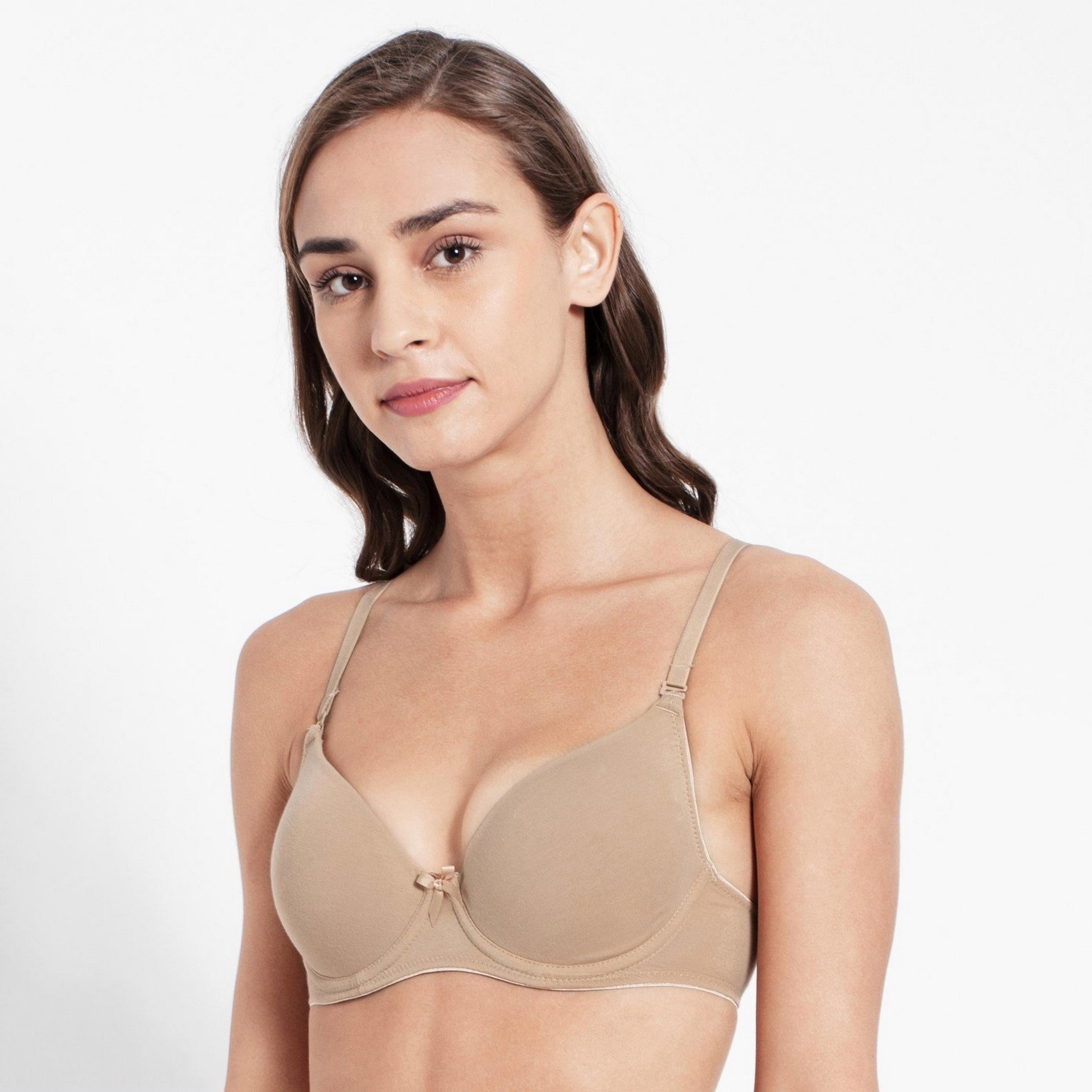 Jockey Plain Padded Wired Women's T-Shirt Bra-women-clothing-lingerie-bras-image-3