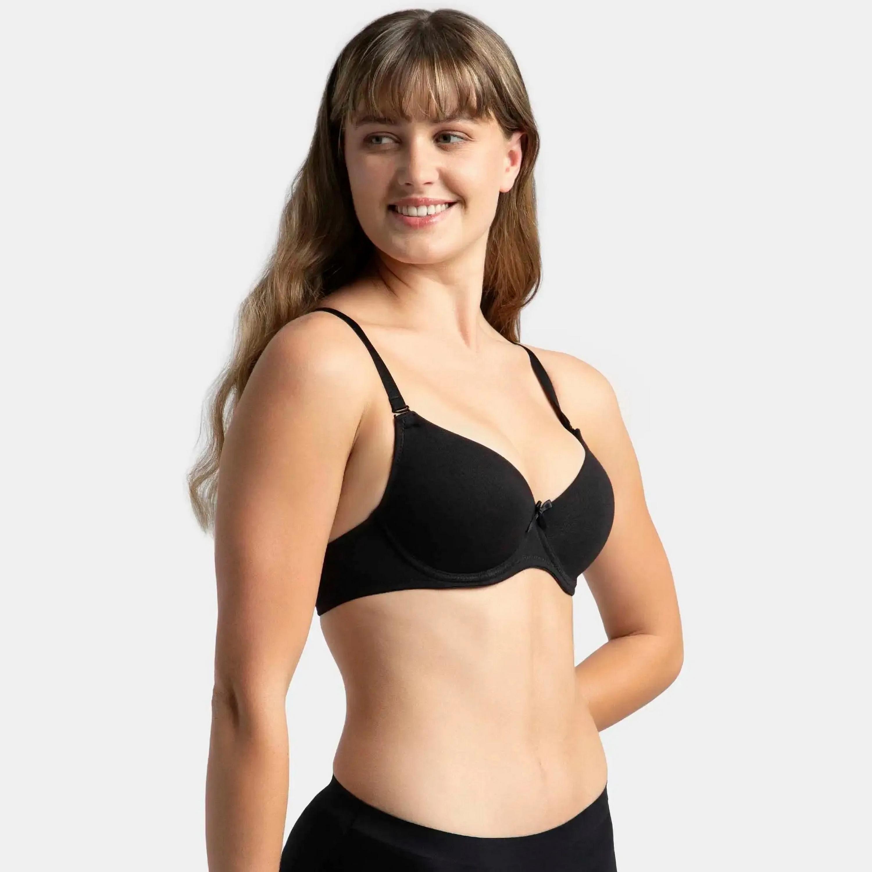 حمالة صدر تيشيرت نسائية سادة مبطنة بسلك من جوكي-women-clothing-lingerie-bras-image-9