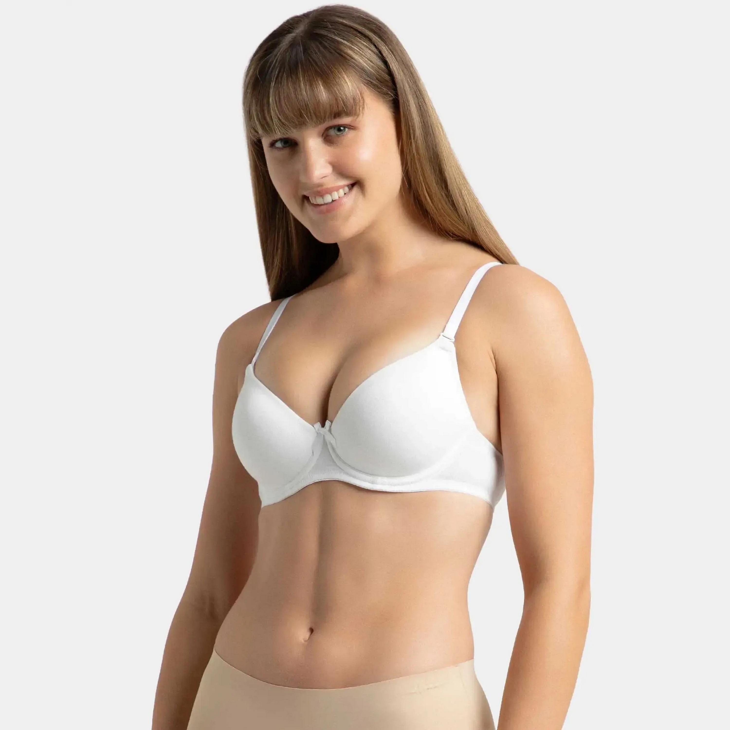 Jockey Plain Padded Wired Women's T-Shirt Bra-women-clothing-lingerie-bras-image-3