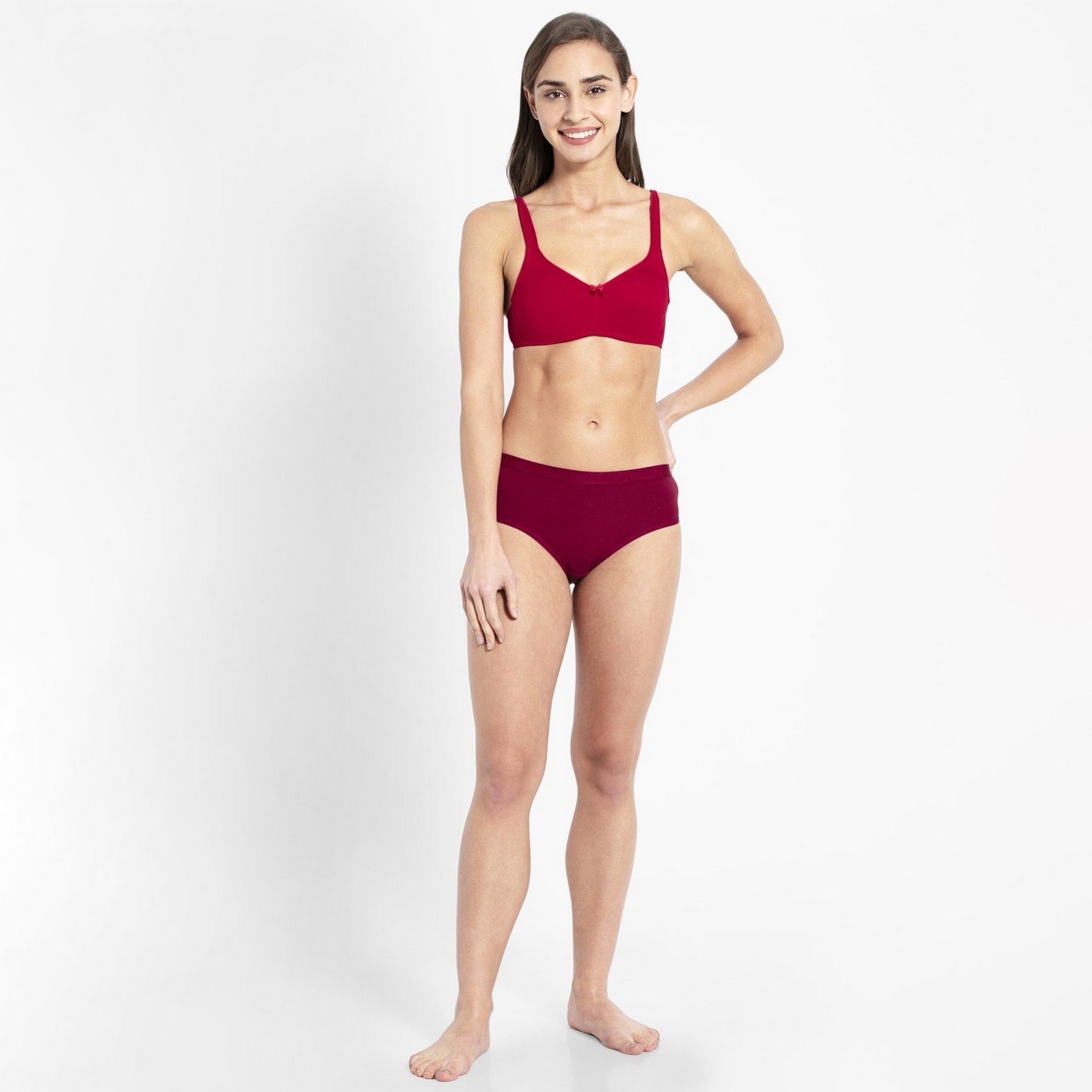 Jockey Plain Padded Non-Wired Women's T-Shirt Bra-women-clothing-lingerie-bras-image-4