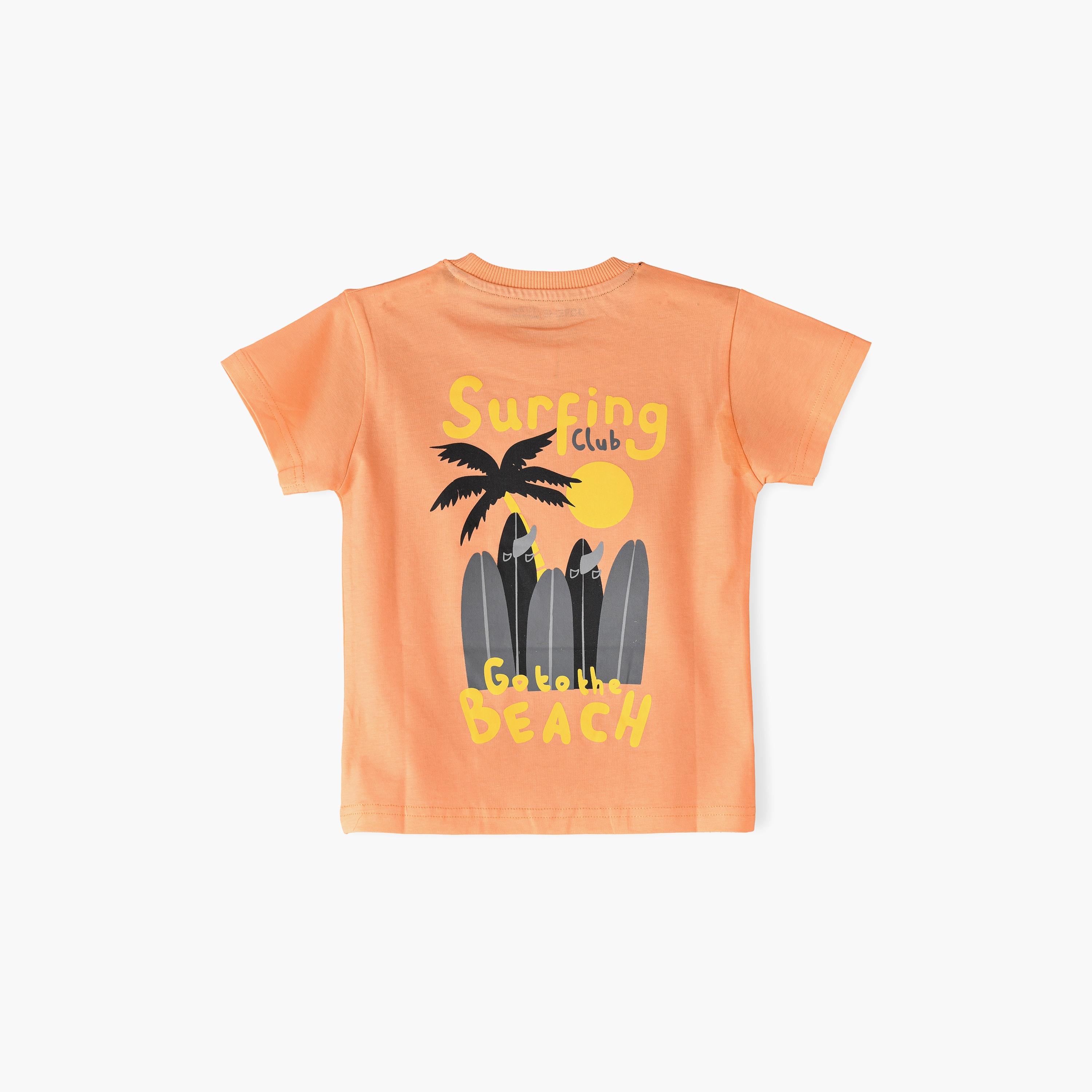 تي شيرت مطبوع بأكمام قصيرة من بيبيكلو-boys-clothing-tshirtsandpolos-image-2