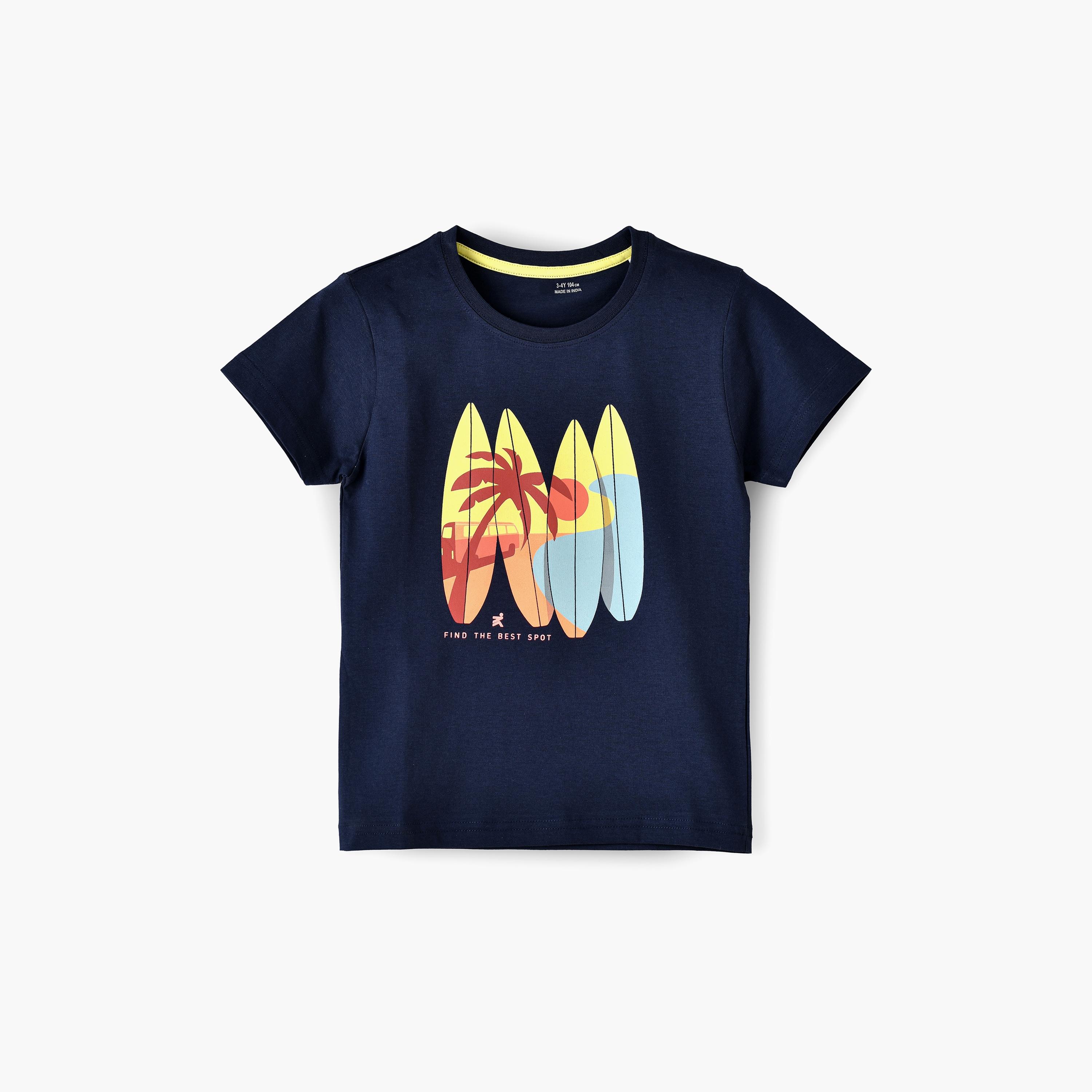 Babyqlo Printed Short Sleeves T-Shirt-boys-clothing-tshirtsandpolos-image-1