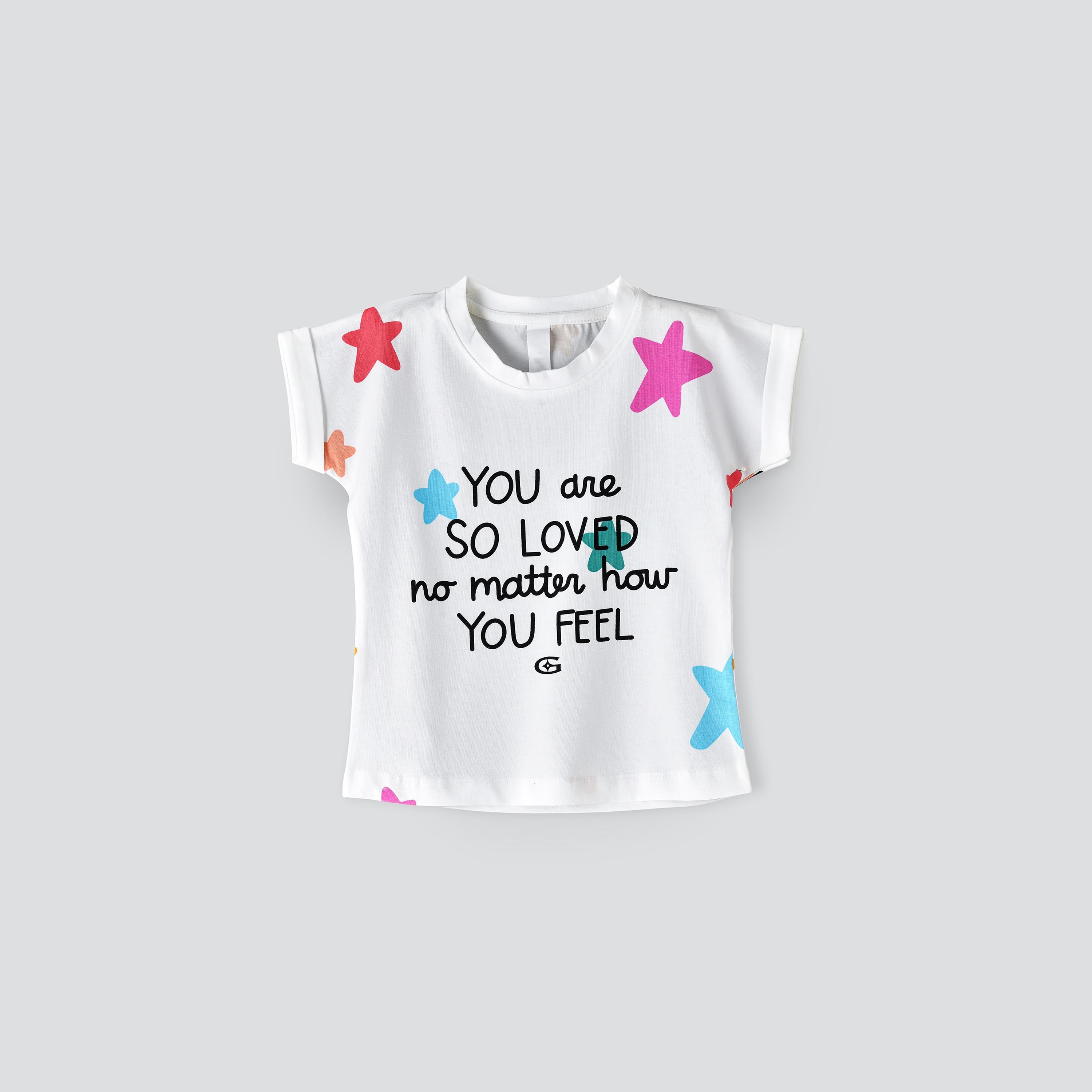 Babyqlo Printed Short Sleeves T-Shirt-girls-clothing-tshirts-image-1