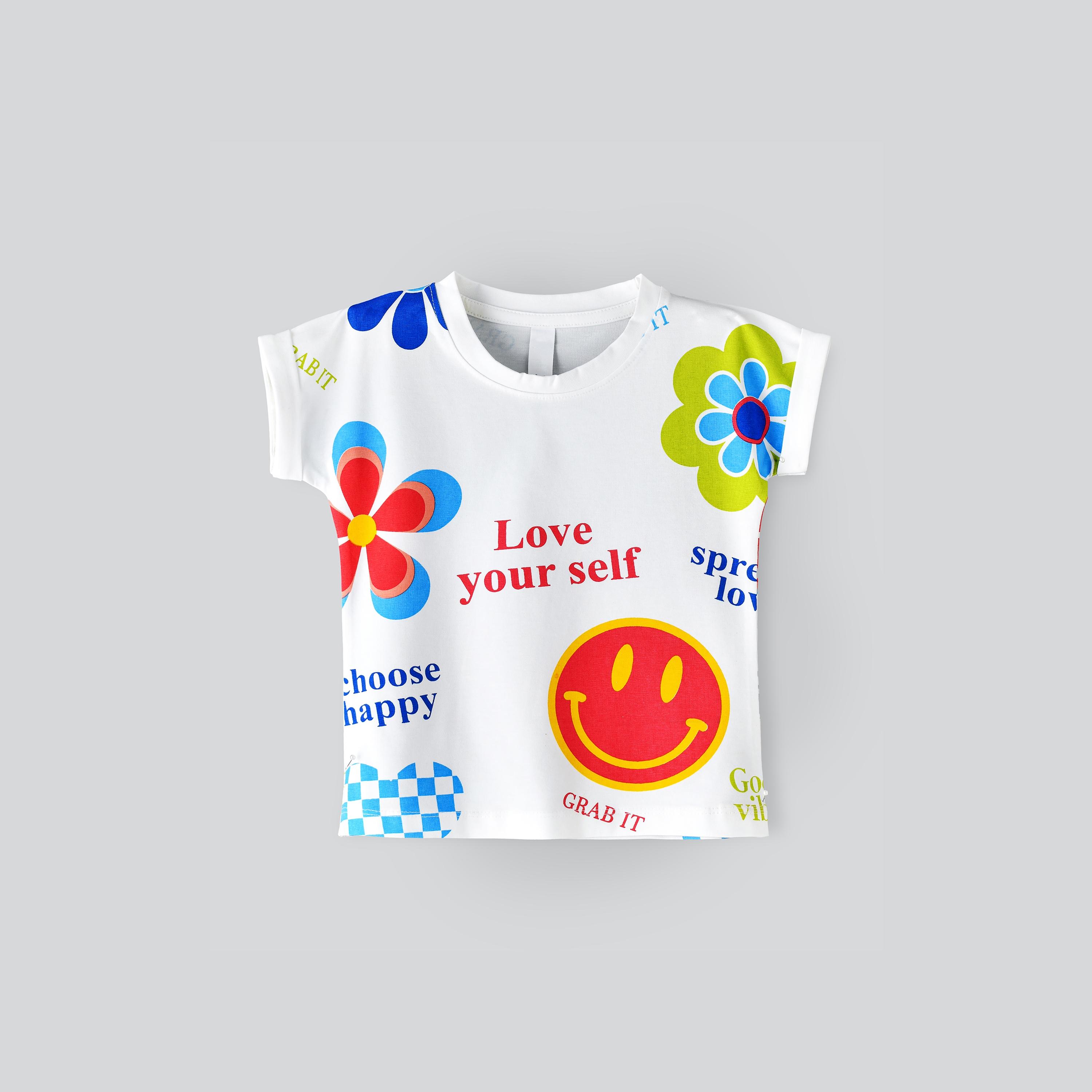 Babyqlo Printed Short Sleeves T-Shirt-girls-clothing-tshirts-image-1