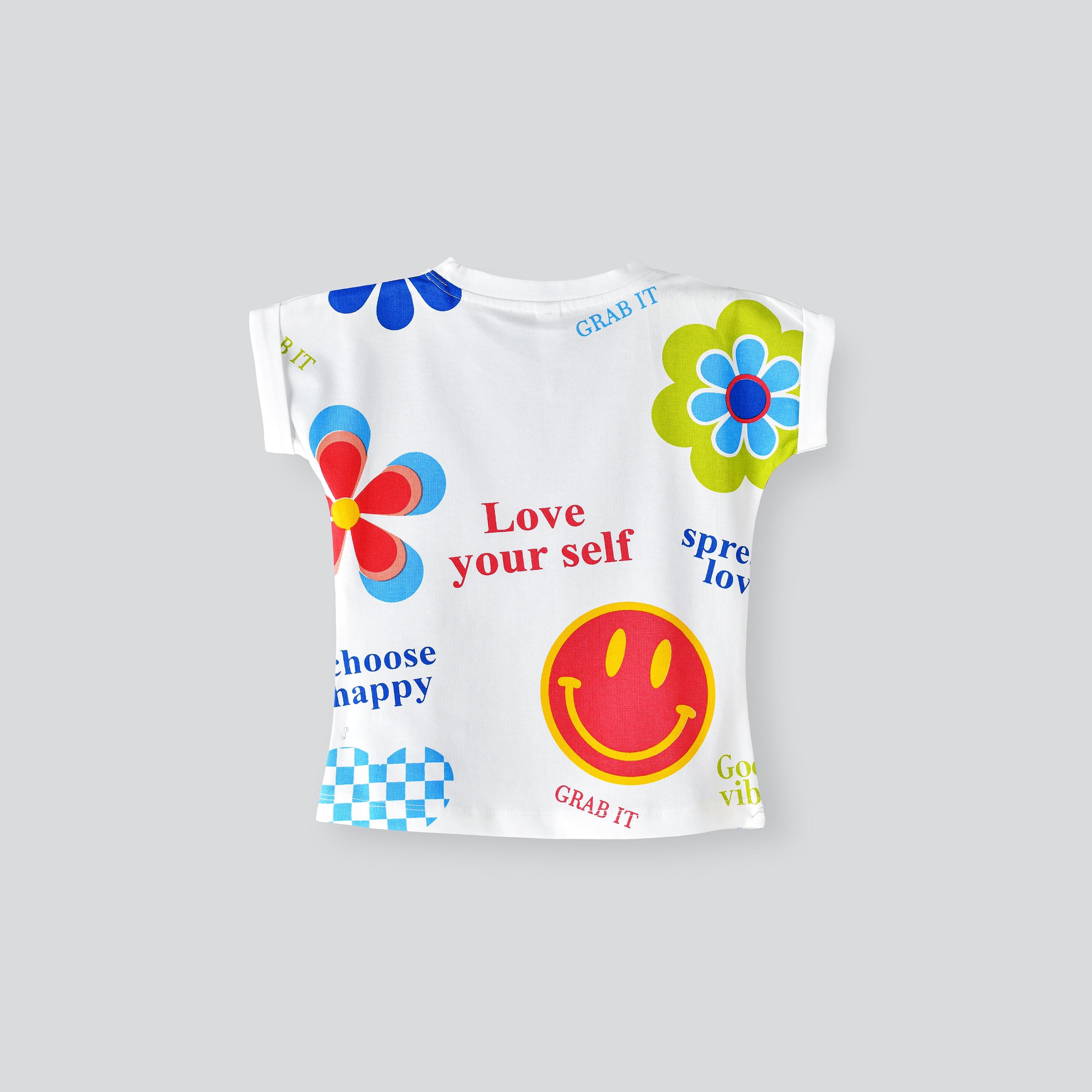 Babyqlo Printed Short Sleeves T-Shirt-girls-clothing-tshirts-image-2