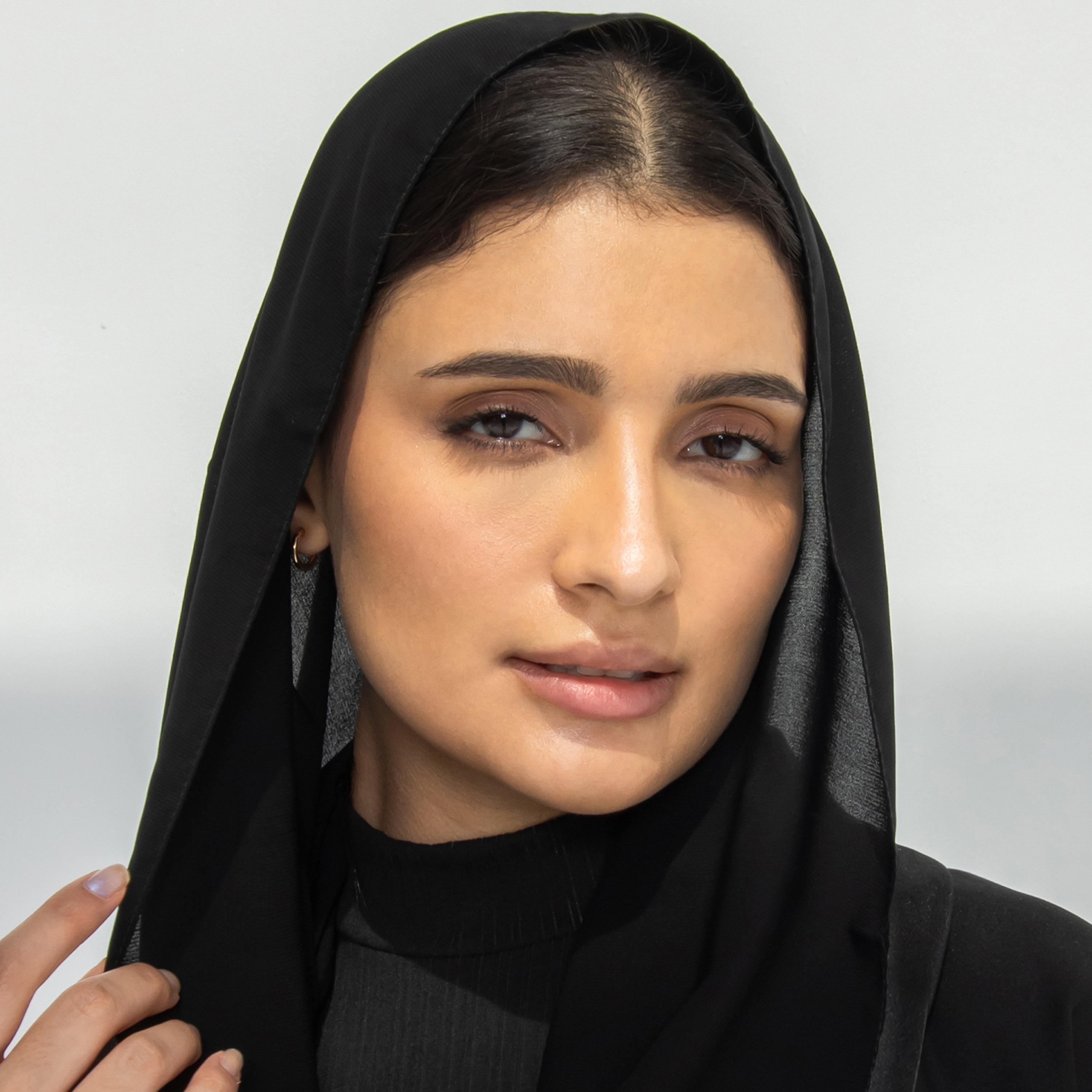 Pinkit Plain Shawl Lapel Coat Style Abaya with Hijab-women-arabicclothing-abayas-image-3
