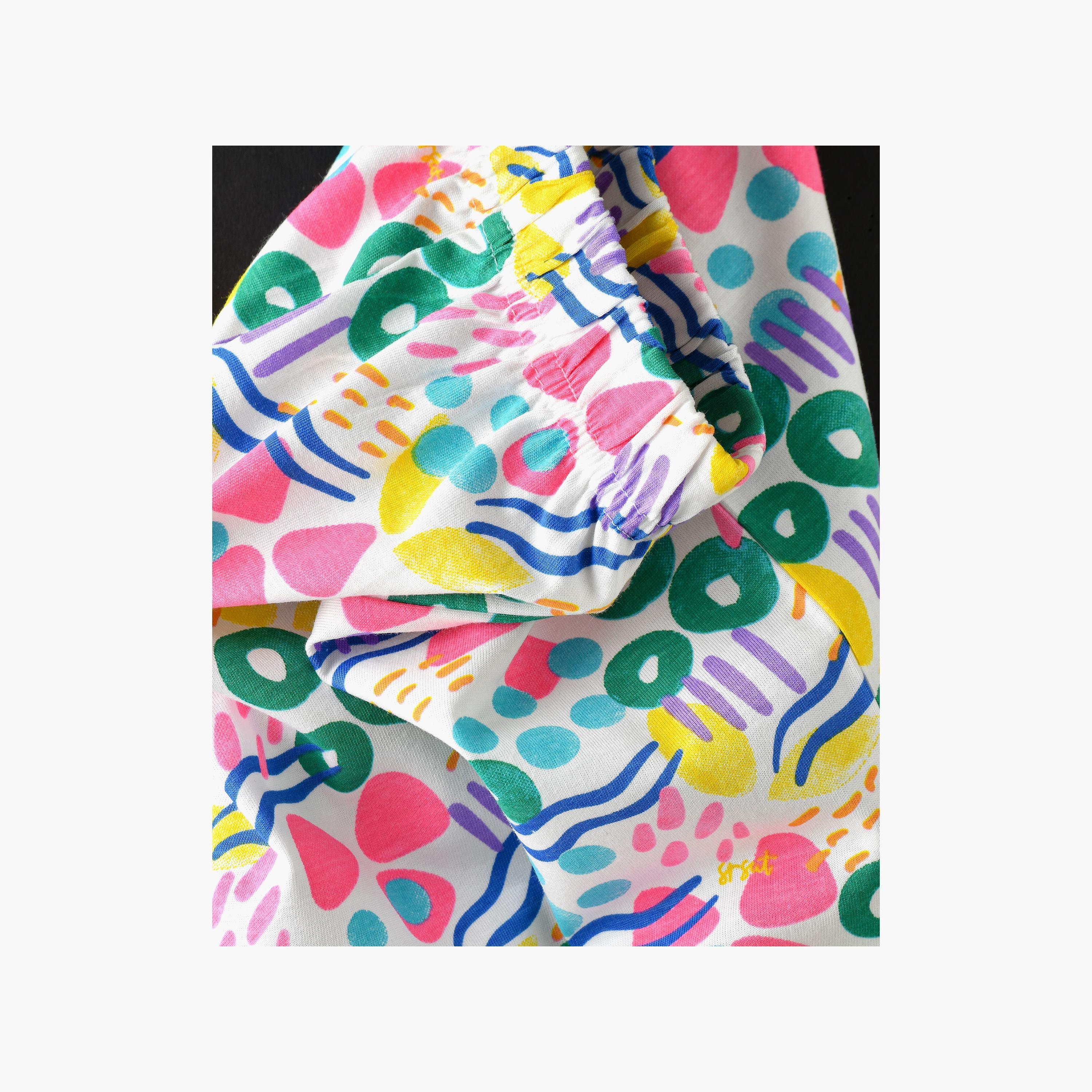 Babyqlo Printed Elasticated Leggings-baby-girls-clothing-bottoms-leggings-image-4