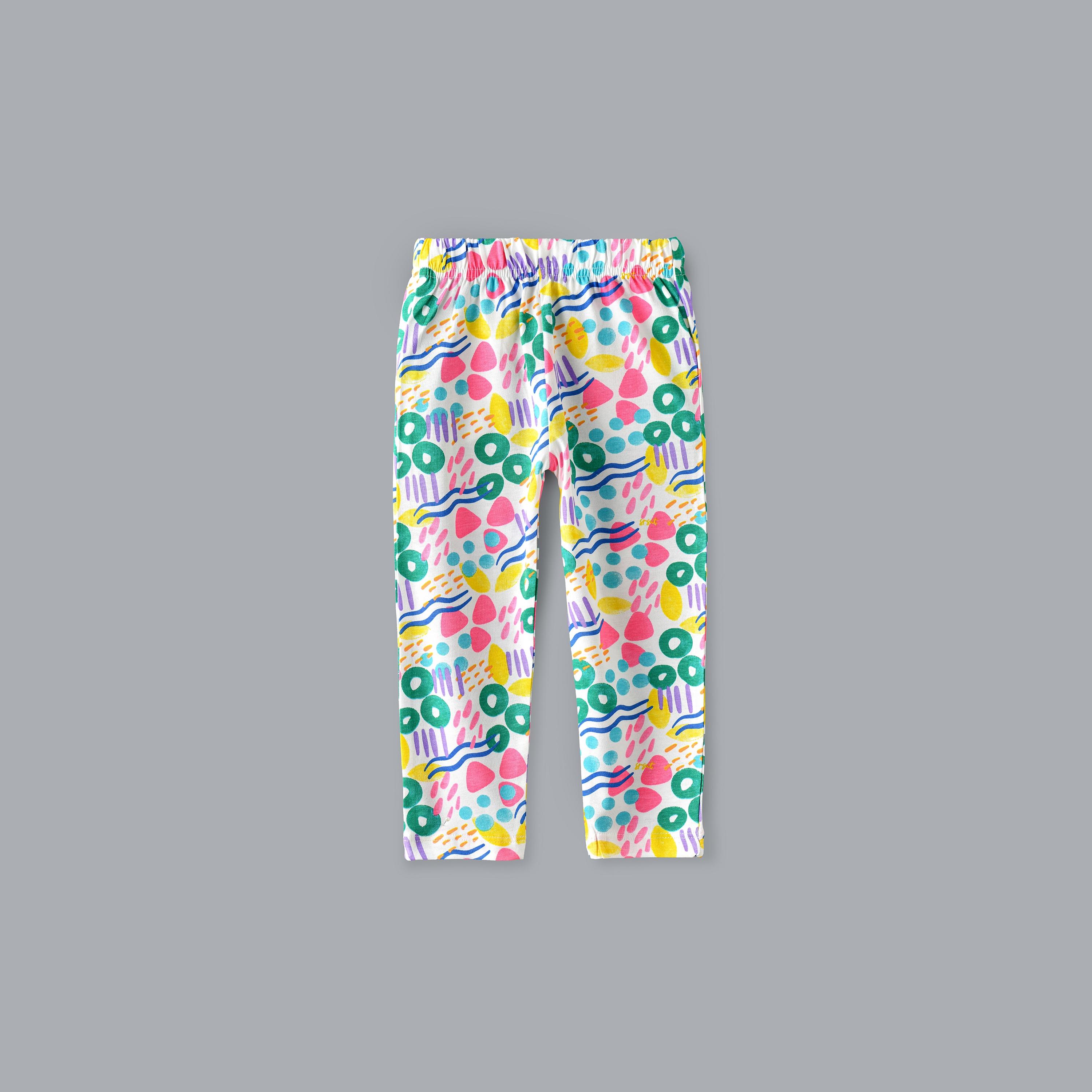 Babyqlo Printed Elasticated Leggings-baby-girls-clothing-bottoms-leggings-image-5