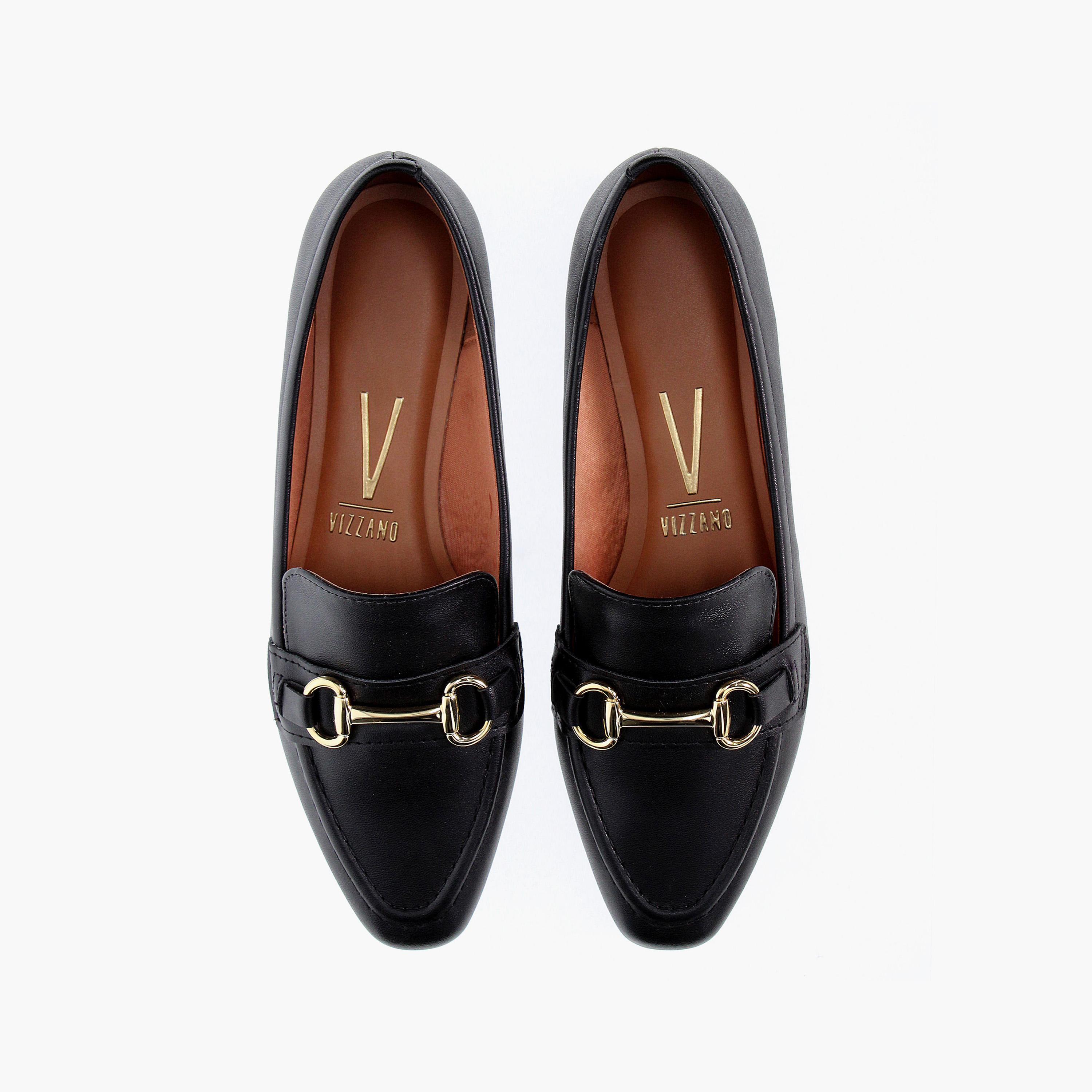 Vizzano by Geoomnii Women's Horsebit Loafers with Golden Buckle Detail | 1351-106-7286      -women-shoes-loafersandmoccasins-image-5