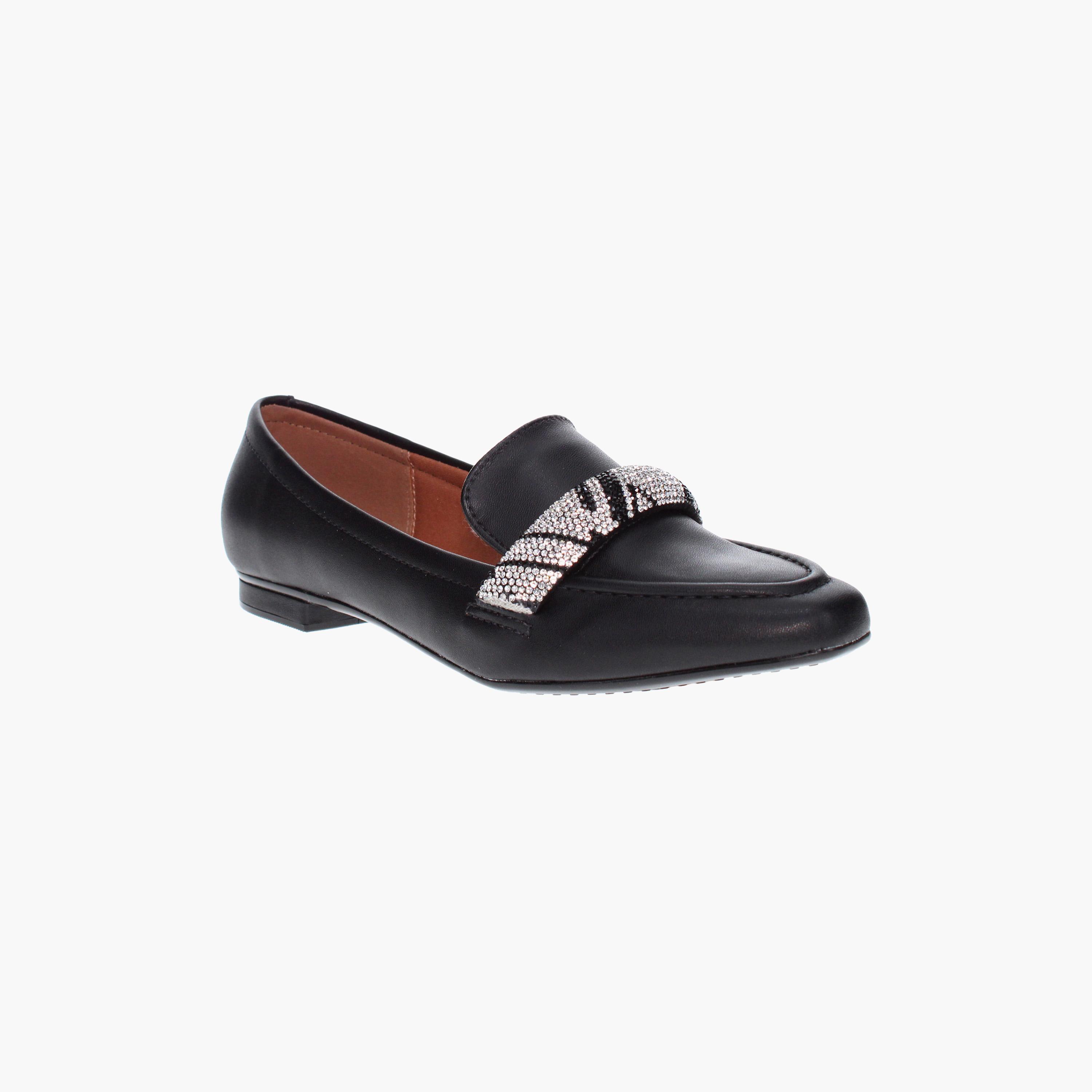 Vizzano by Geoomnii Women's Slip On Loafers with Diamante Detail | 1351-107-24523      -women-shoes-loafersandmoccasins-image-1