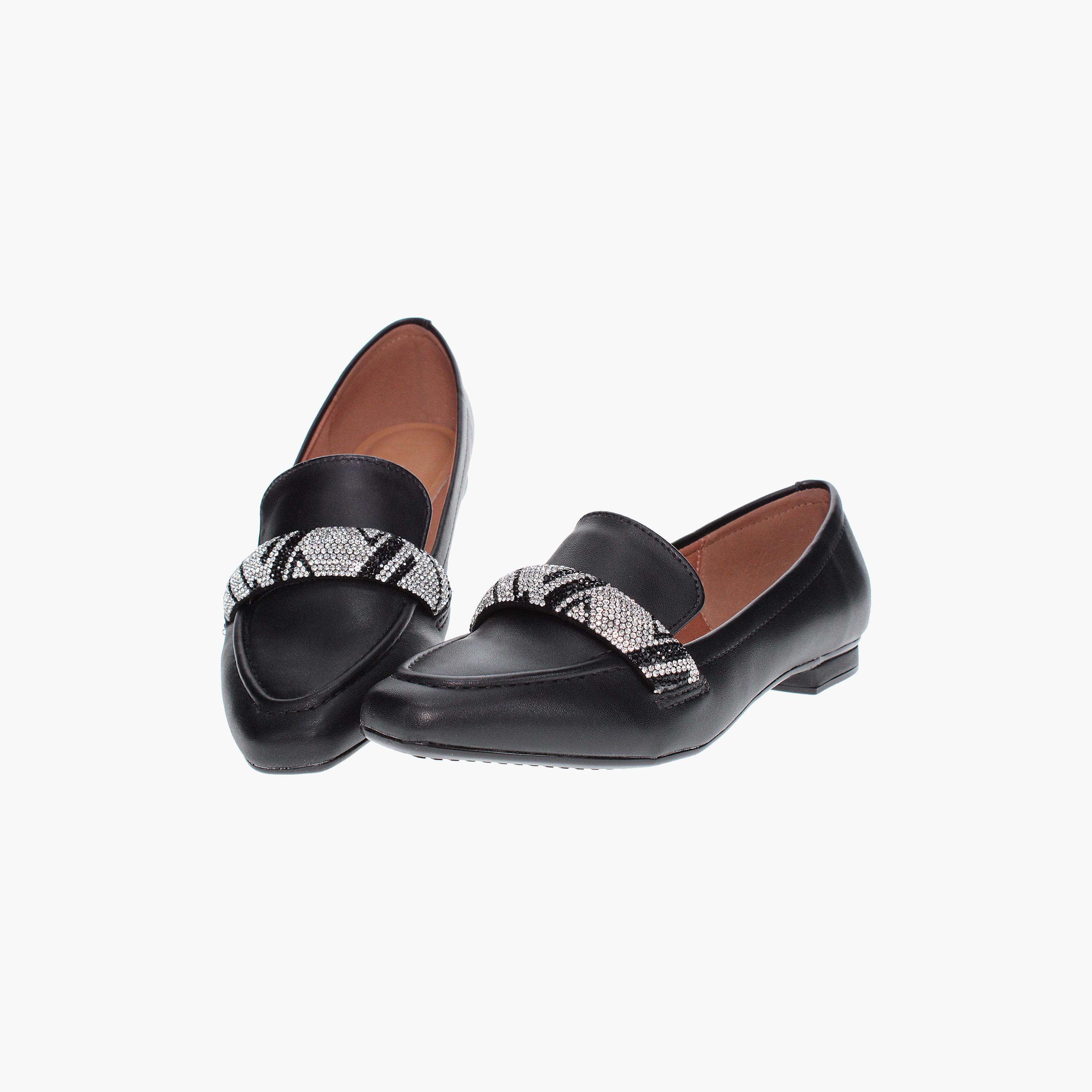 Vizzano by Geoomnii Women's Slip On Loafers with Diamante Detail | 1351-107-24523      -women-shoes-loafersandmoccasins-image-4