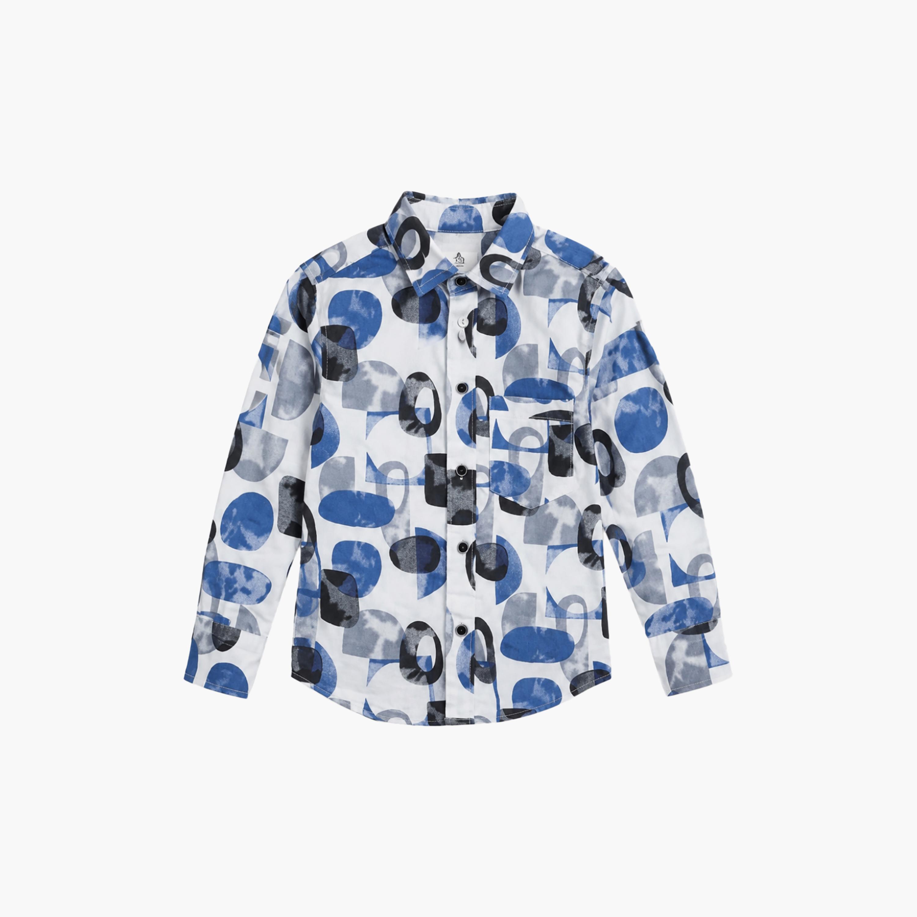 Babyqlo Abstract Long Sleeves Casual Shirt-boys-clothing-shirts-image-6