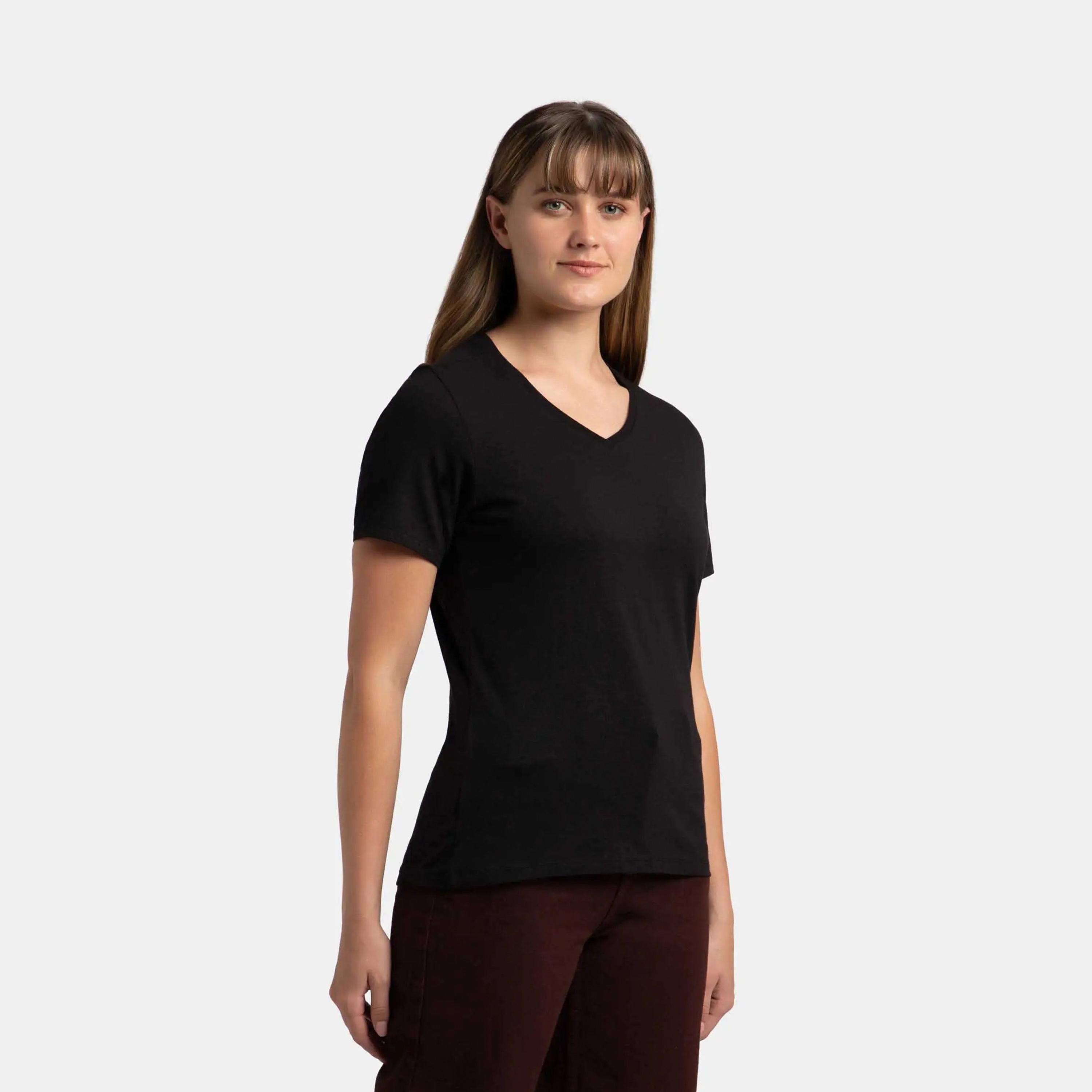 جوكي- تي شيرت نسائي 24×7 رقبة V-women-clothing-tshirts-image-2