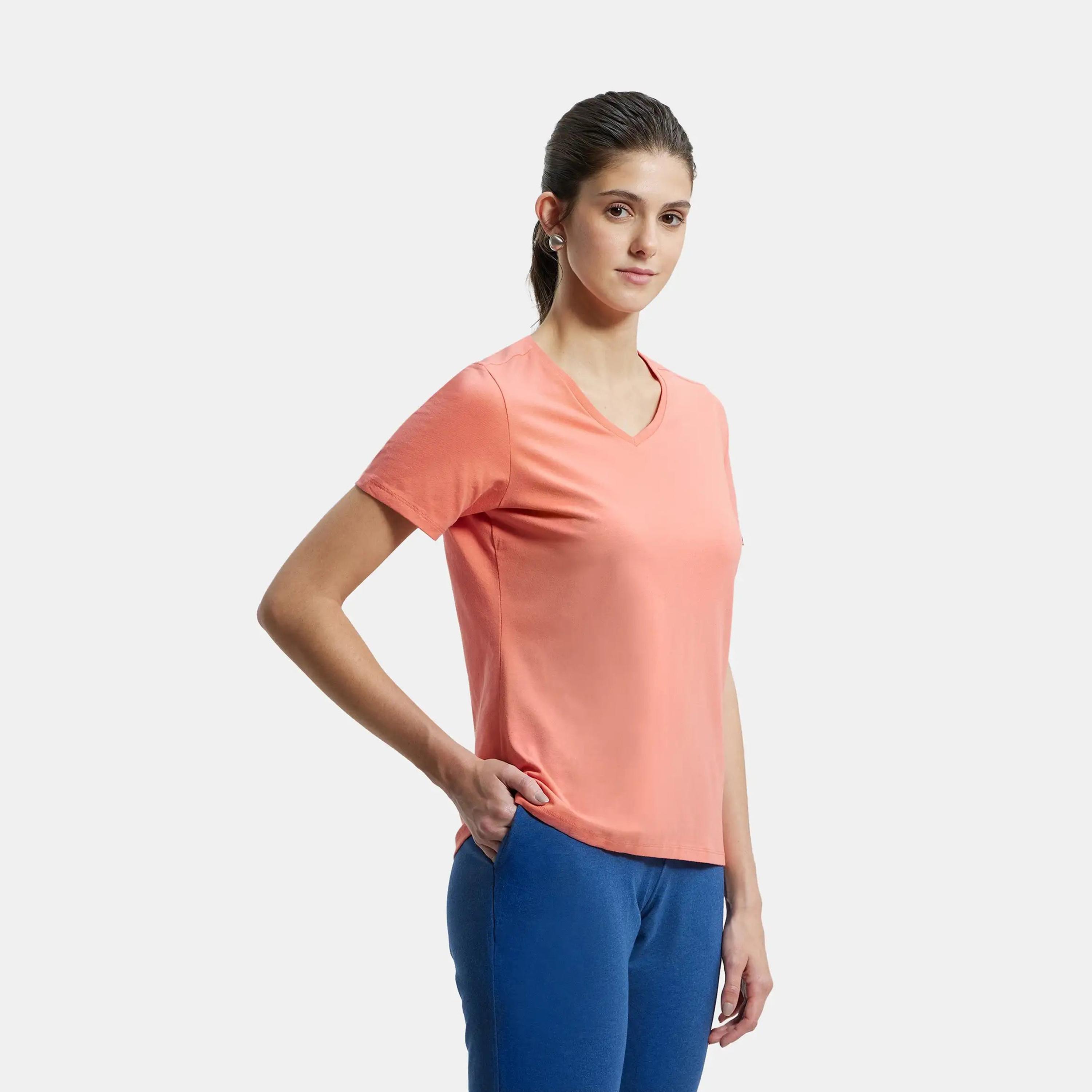 جوكي- تي شيرت نسائي 24×7 رقبة V-women-clothing-tshirts-image-8