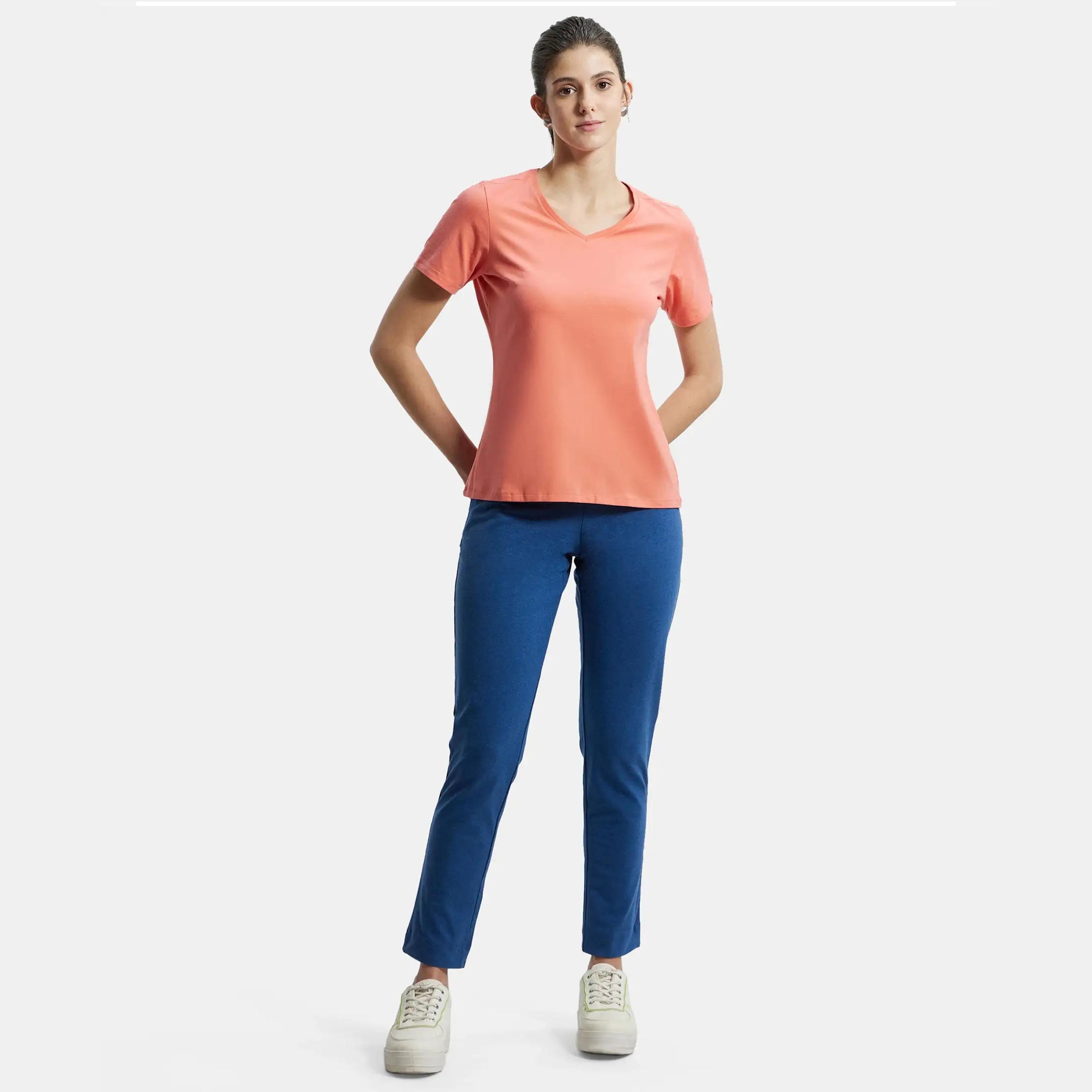 جوكي- تي شيرت نسائي 24×7 رقبة V-women-clothing-tshirts-image-10
