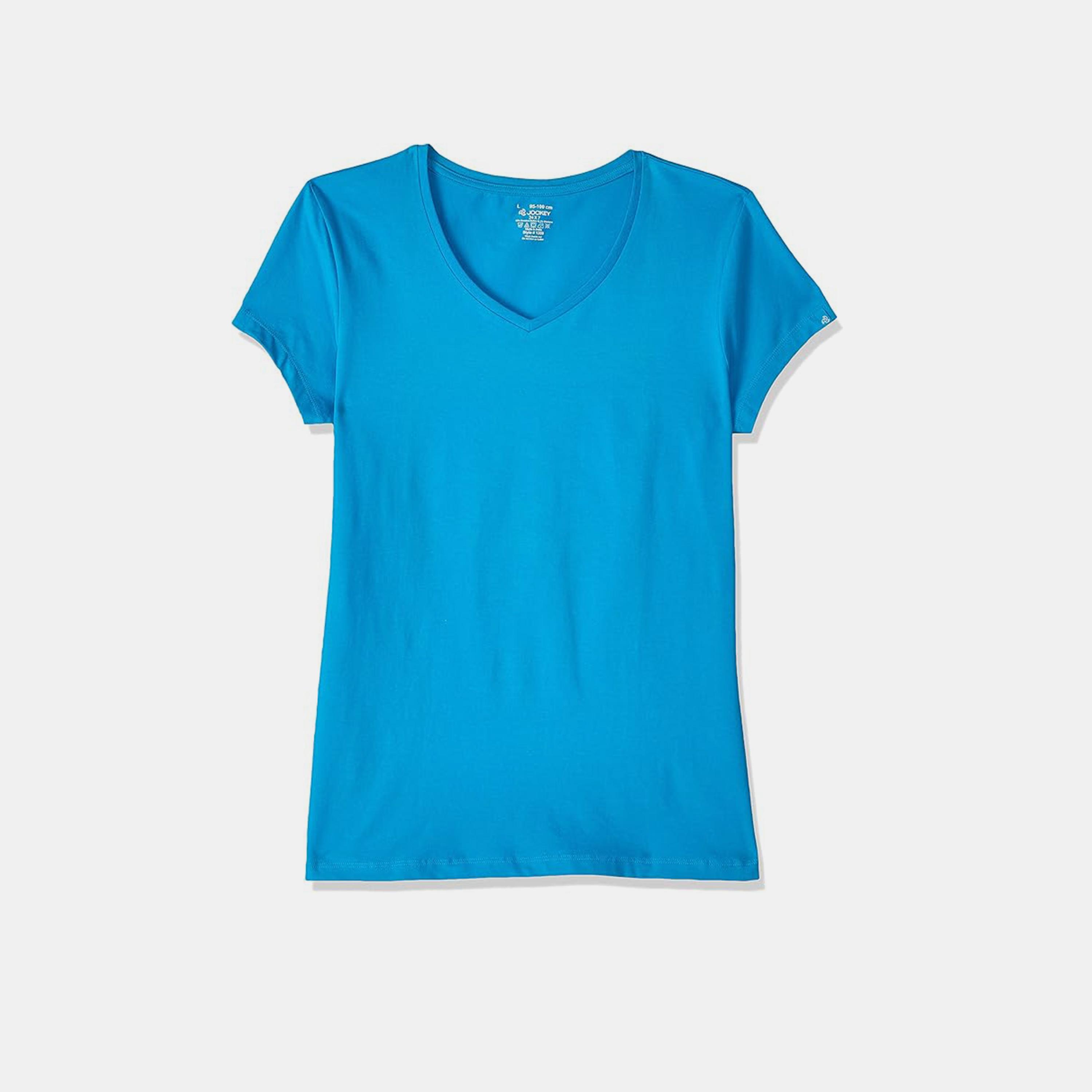 جوكي- تي شيرت نسائي 24×7 رقبة V-women-clothing-tshirts-image-16