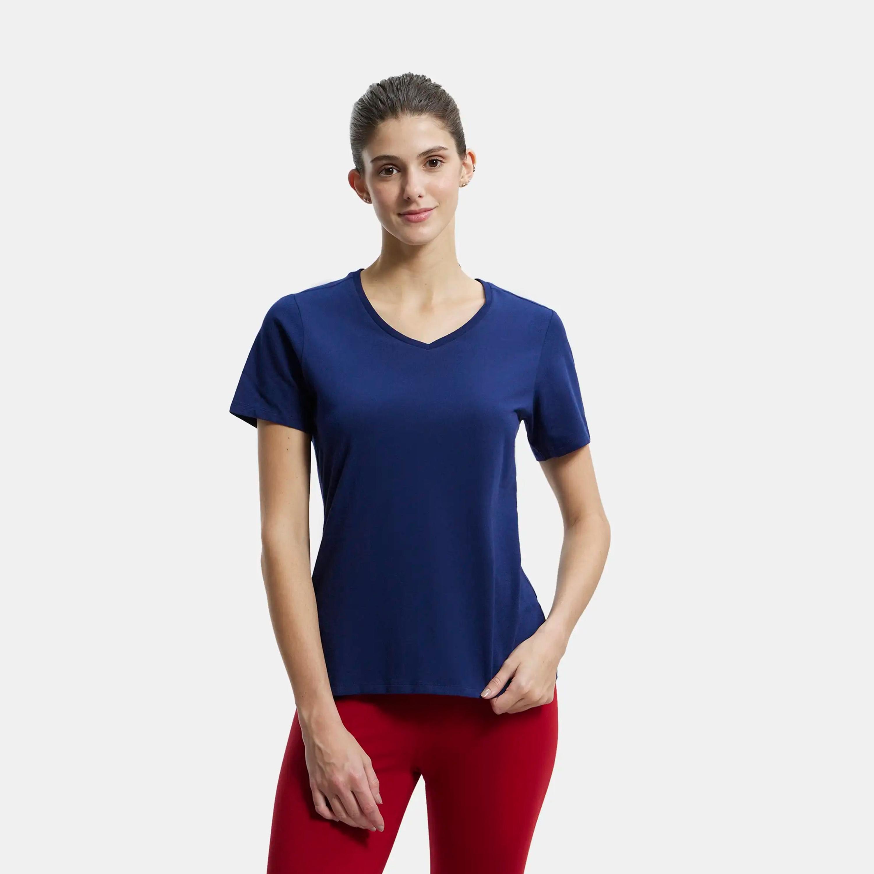 Jockey Women's 24x7 V-Neck Tee-women-clothing-tshirts-image-2