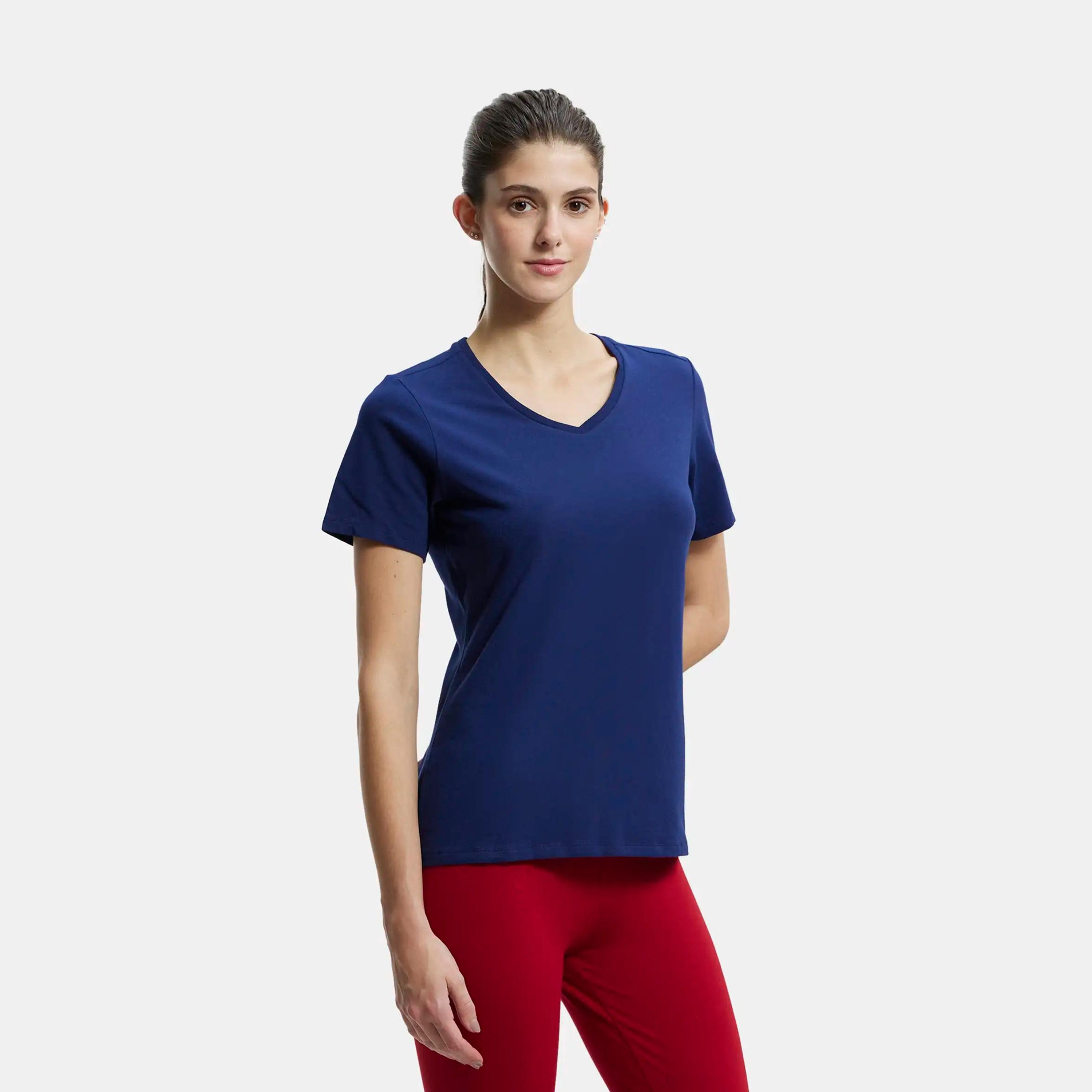 Jockey Women's 24x7 V-Neck Tee-women-clothing-tshirts-image-3