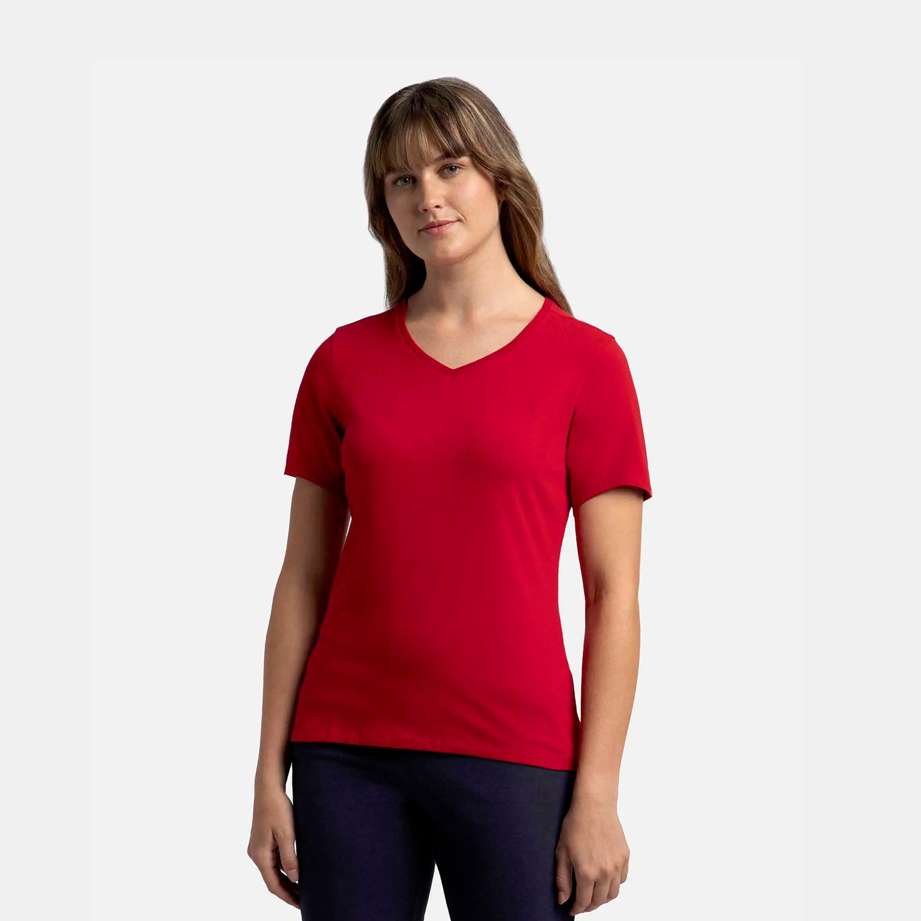 جوكي- تي شيرت نسائي 24×7 رقبة V-women-clothing-tshirts-image-24
