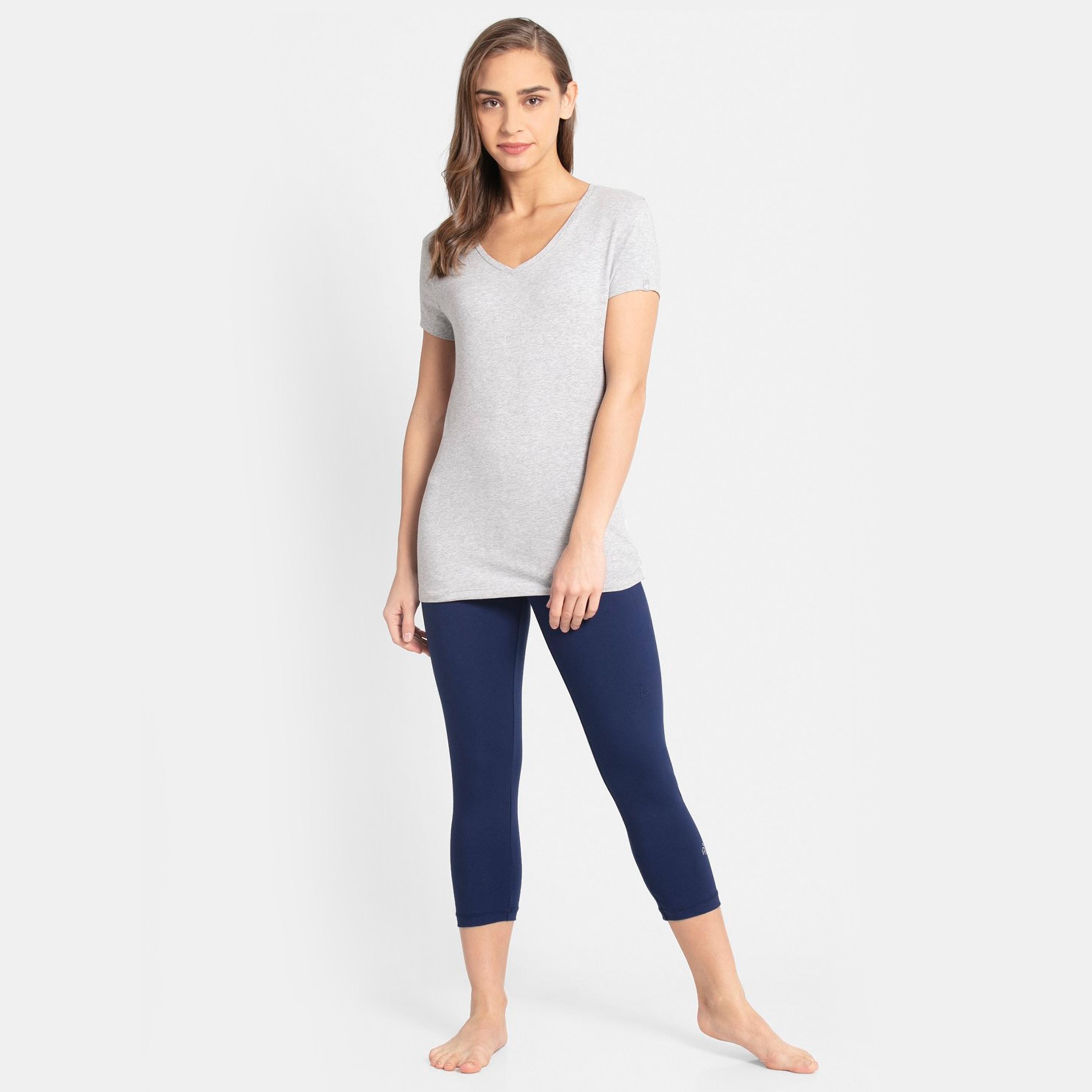 جوكي- تي شيرت نسائي 24×7 رقبة V-women-clothing-tshirts-image-33