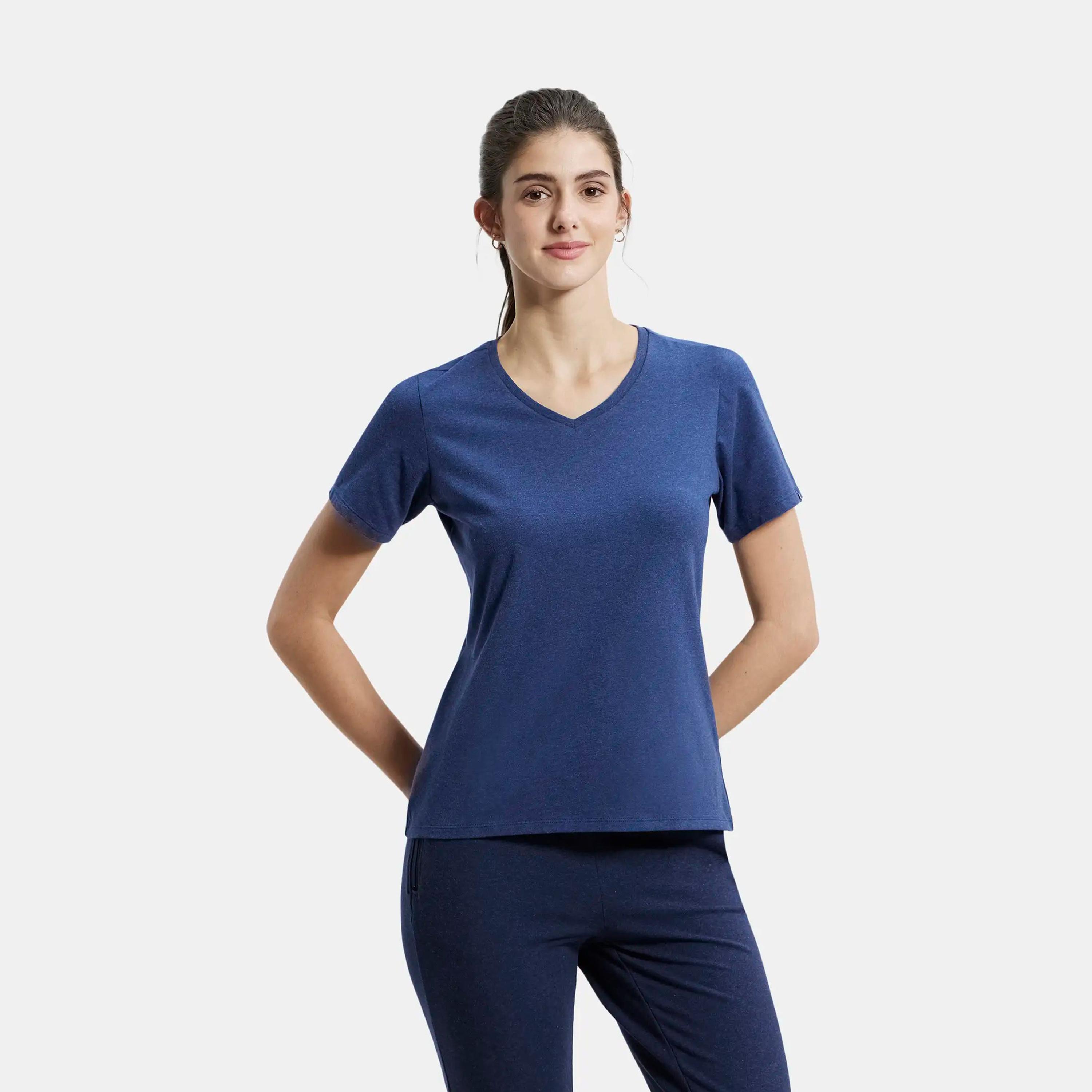 جوكي- تي شيرت نسائي 24×7 رقبة V-women-clothing-tshirts-image-36