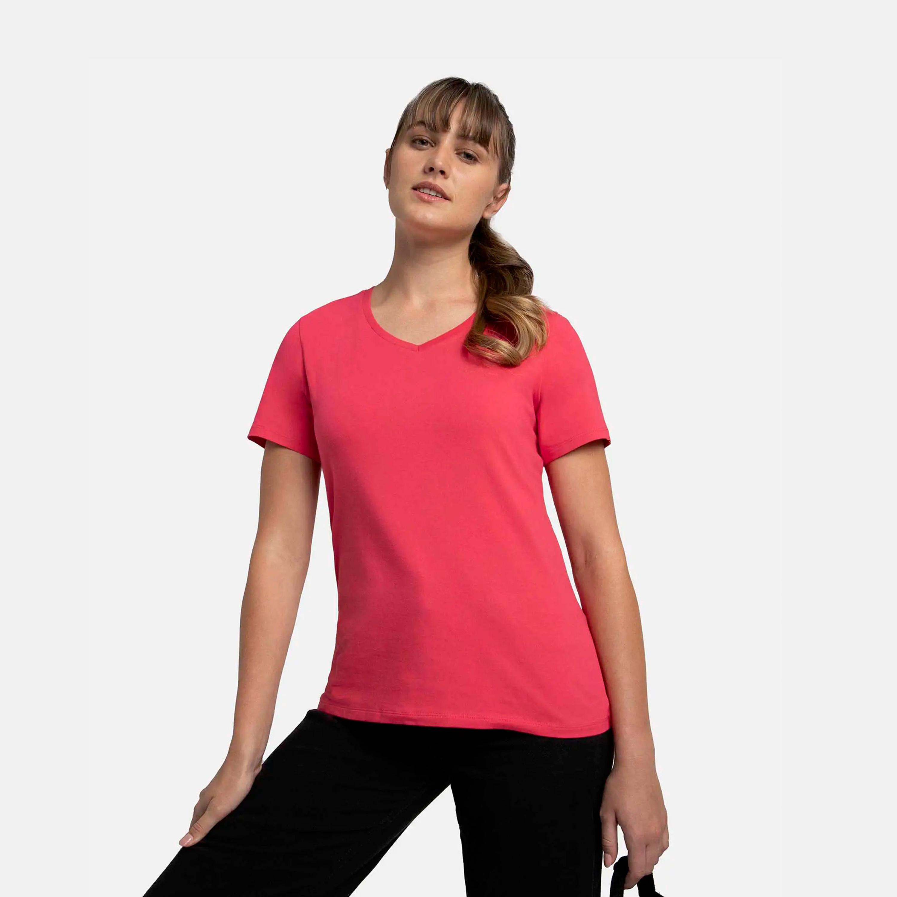 جوكي- تي شيرت نسائي 24×7 رقبة V-women-clothing-tshirts-image-55