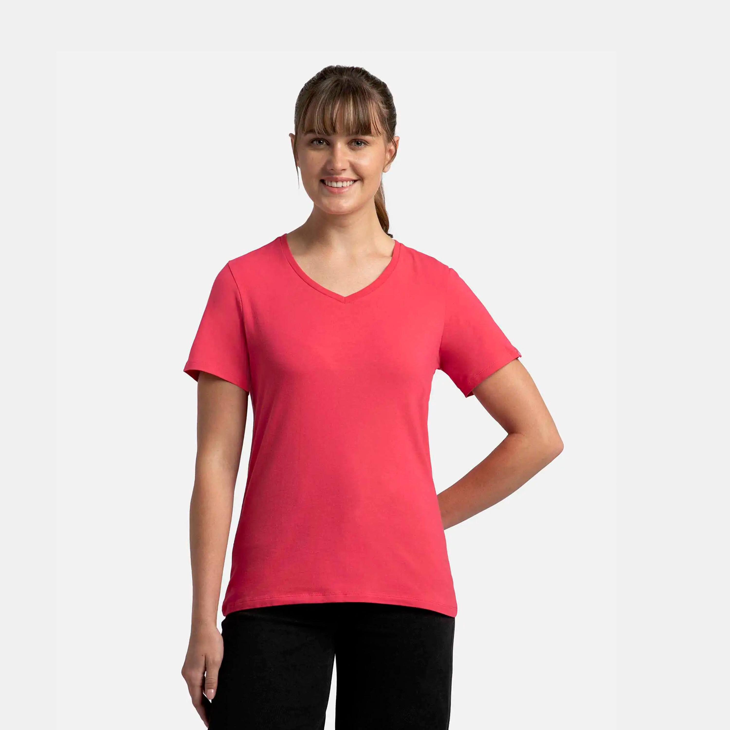 جوكي- تي شيرت نسائي 24×7 رقبة V-women-clothing-tshirts-image-56