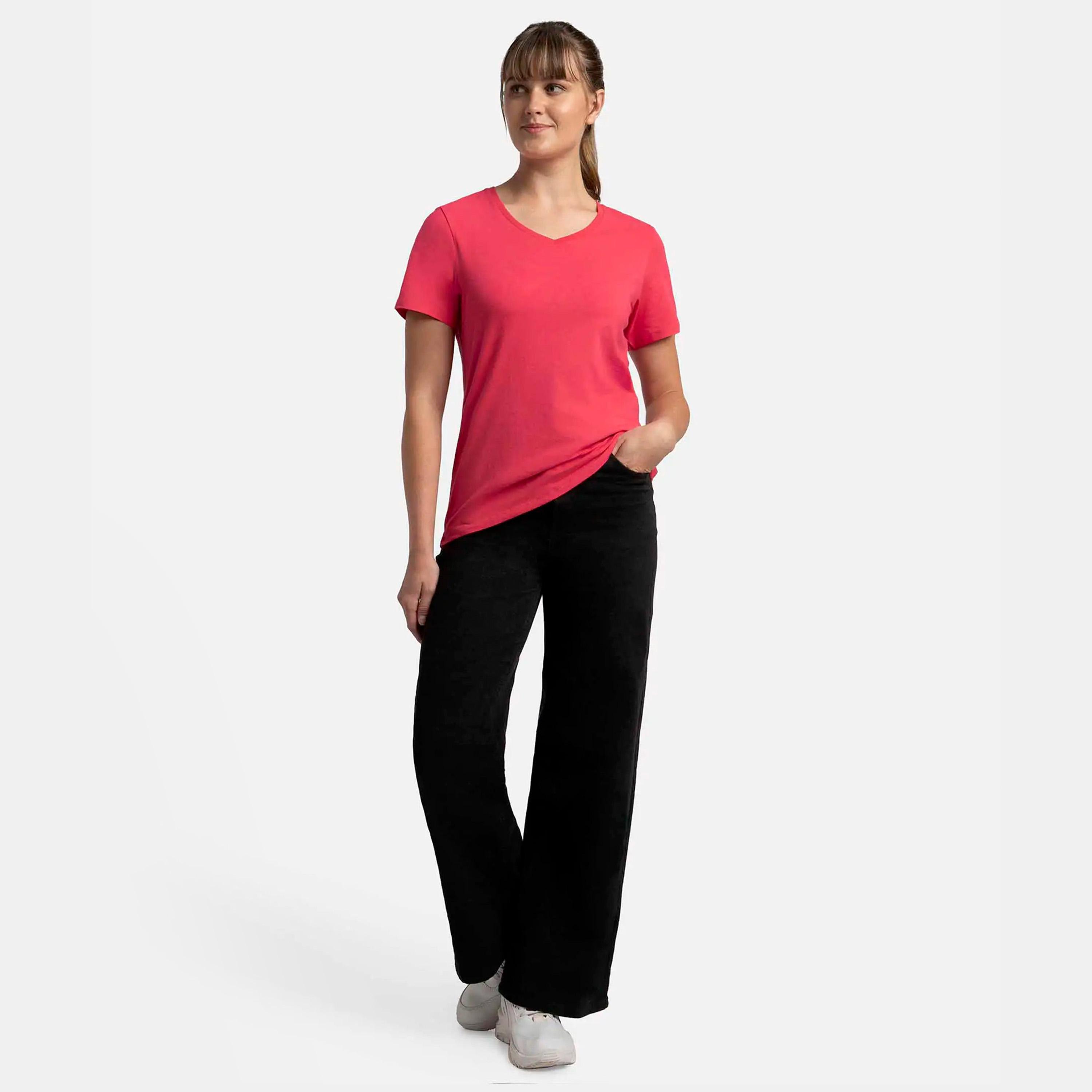 جوكي- تي شيرت نسائي 24×7 رقبة V-women-clothing-tshirts-image-59