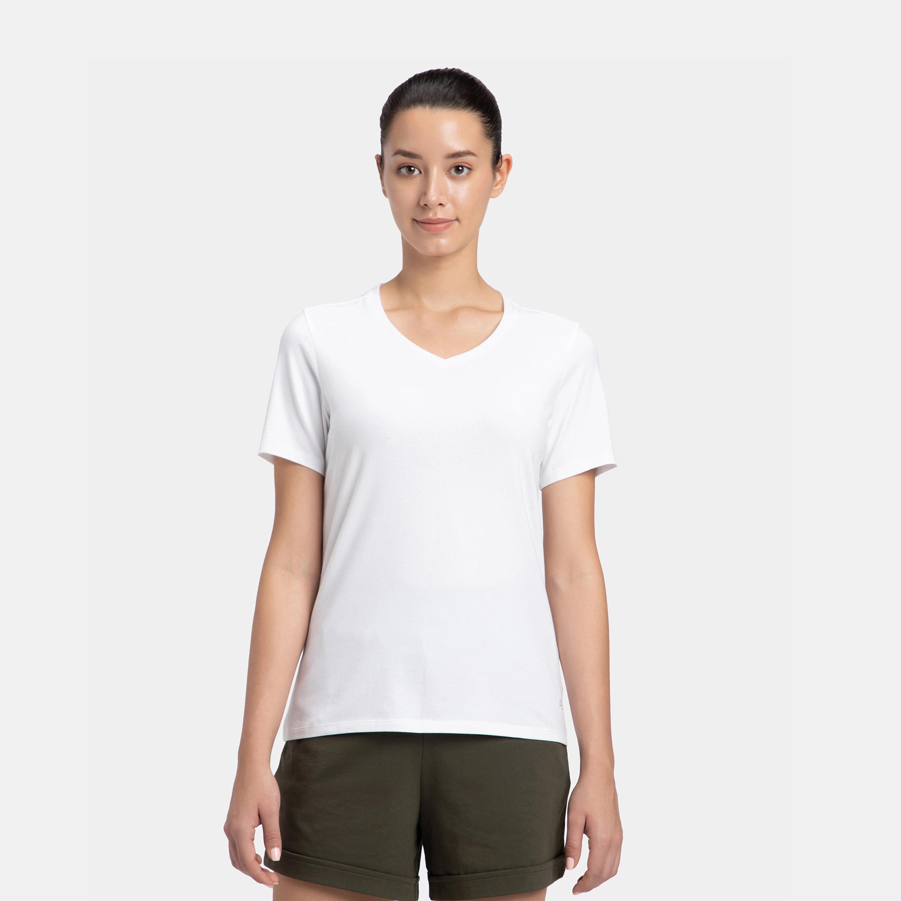جوكي- تي شيرت نسائي 24×7 رقبة V-women-clothing-tshirts-image-67