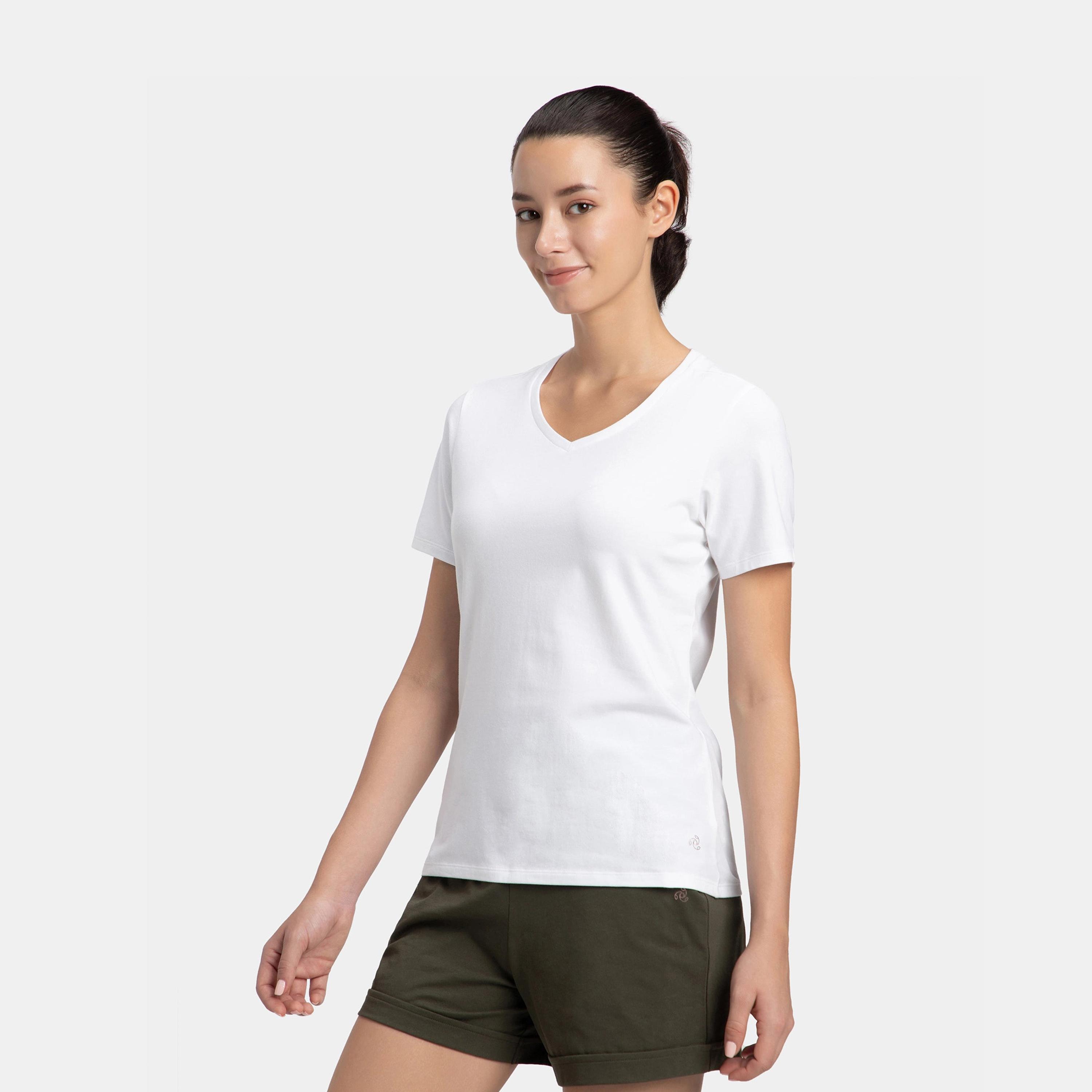 جوكي- تي شيرت نسائي 24×7 رقبة V-women-clothing-tshirts-image-68