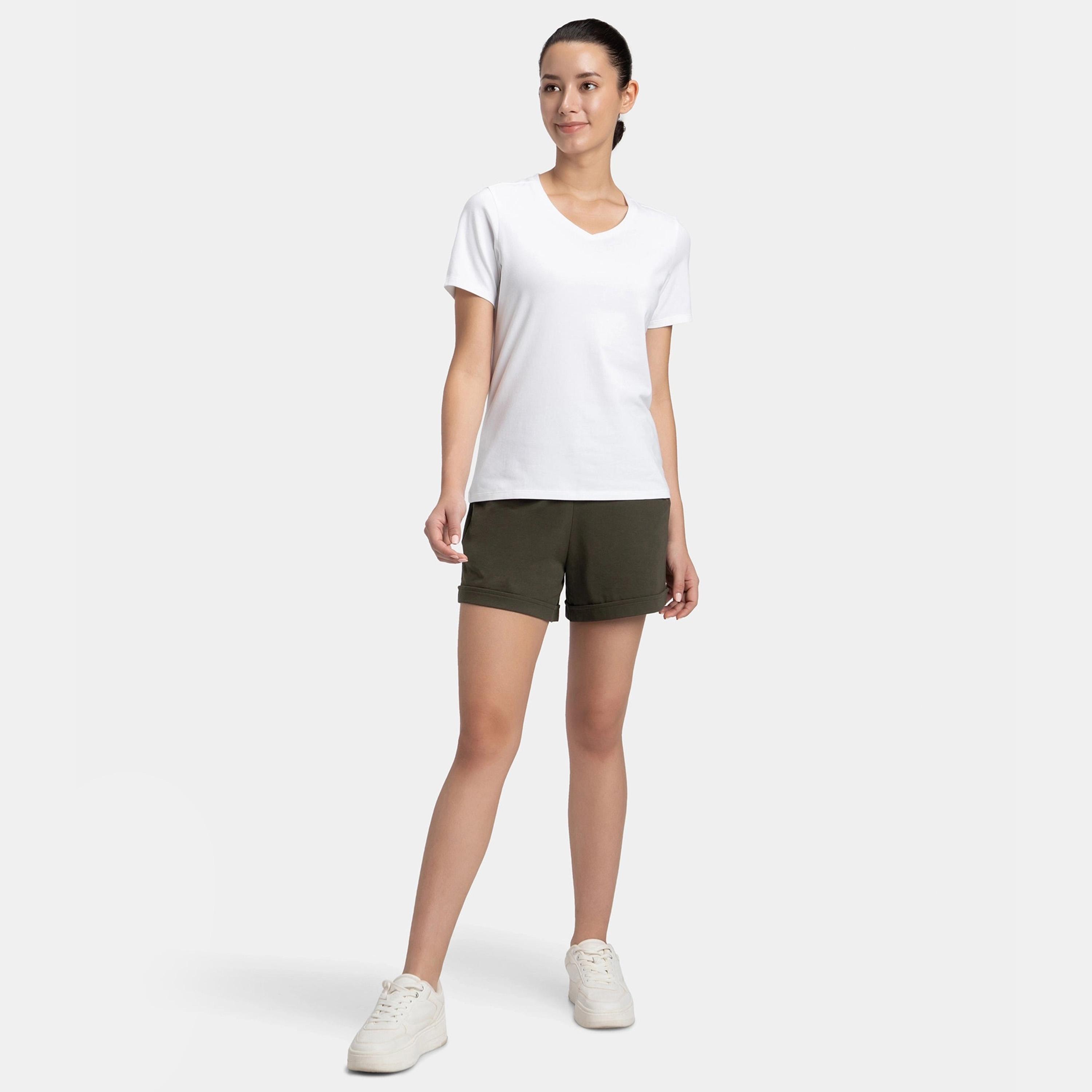 جوكي- تي شيرت نسائي 24×7 رقبة V-women-clothing-tshirts-image-70