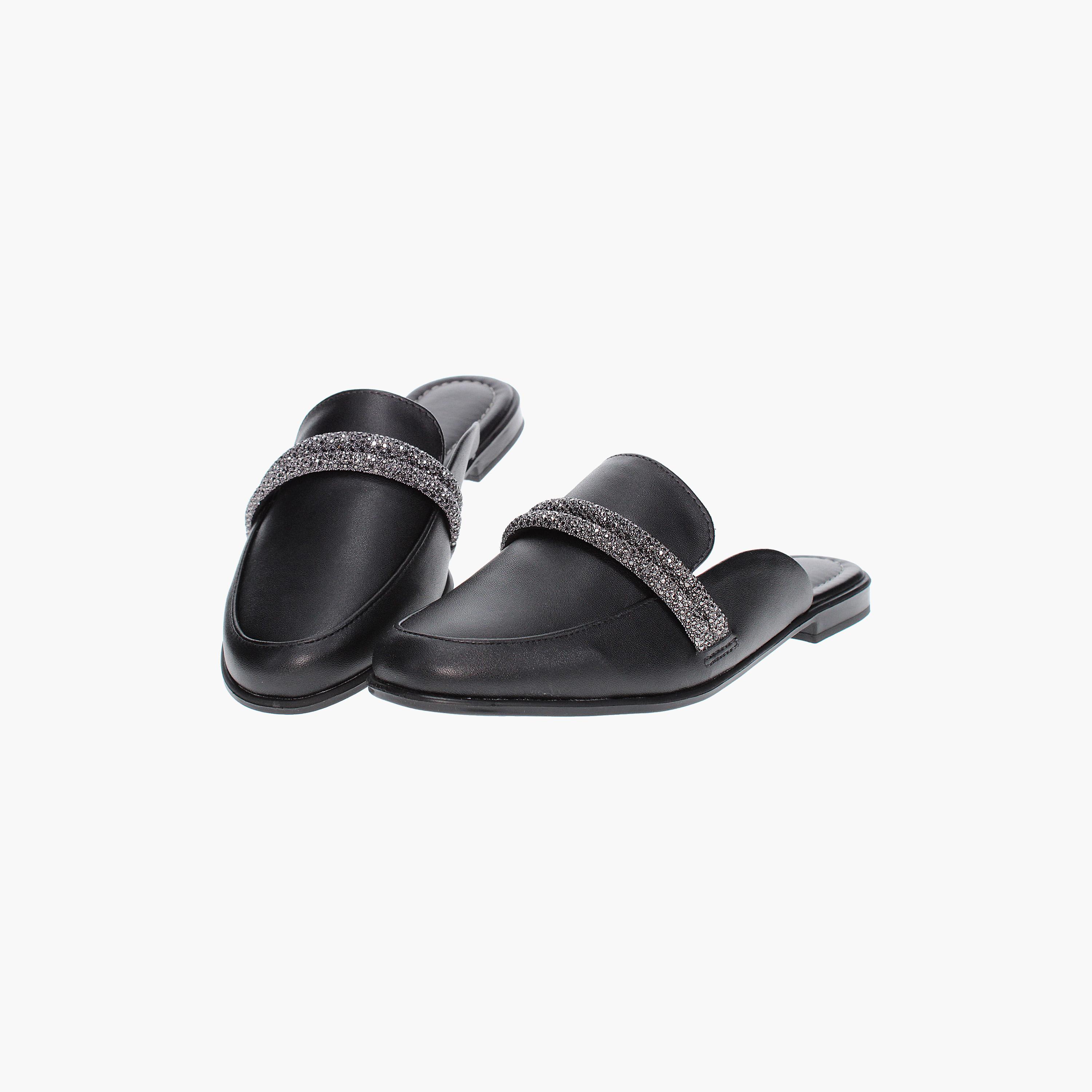 حذاء میولز نسائي من فيزانو بمزين ديامانتي | 1376-111-24523-women-shoes-loafersandmoccasins-image-4