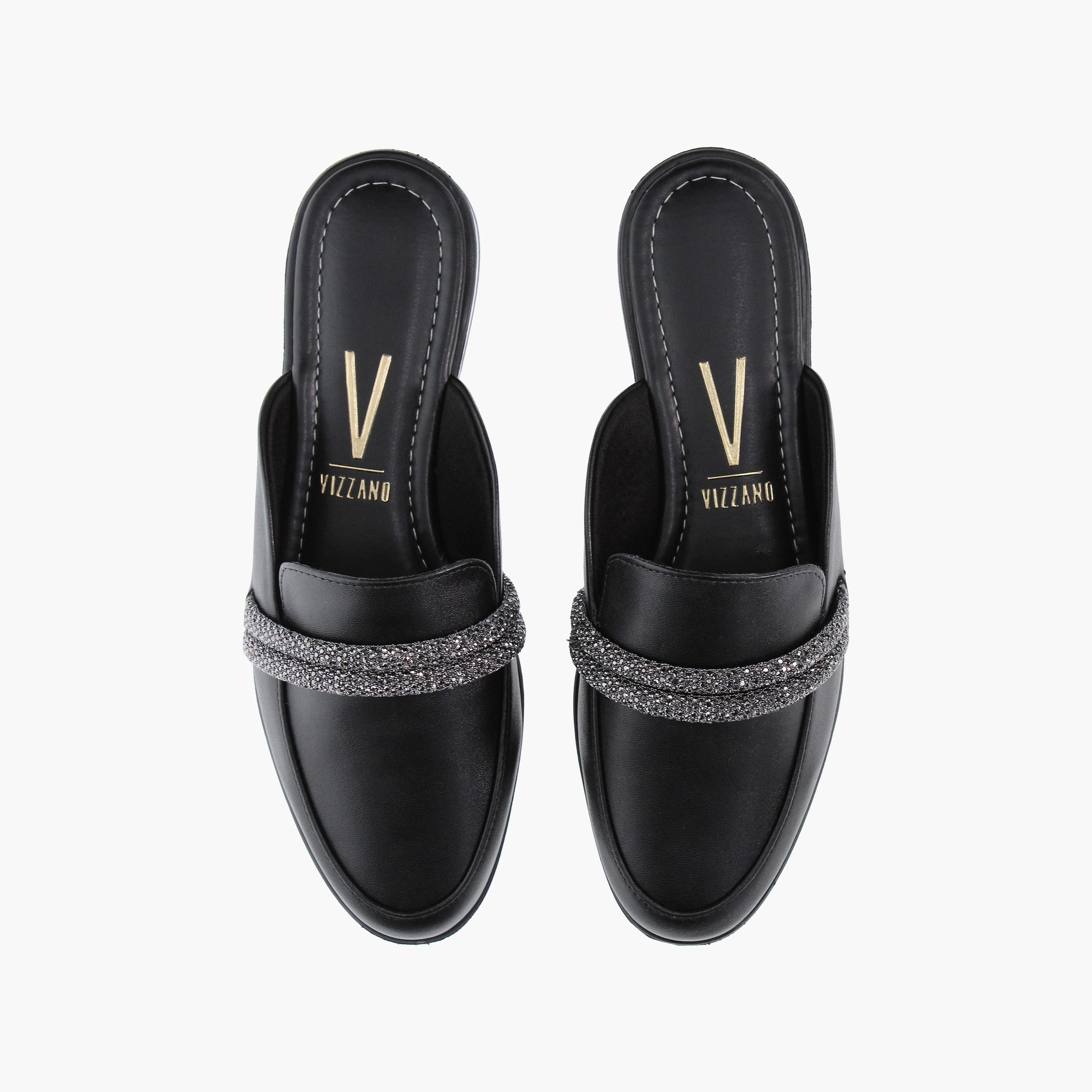 حذاء میولز نسائي من فيزانو بمزين ديامانتي | 1376-111-24523-women-shoes-loafersandmoccasins-image-5