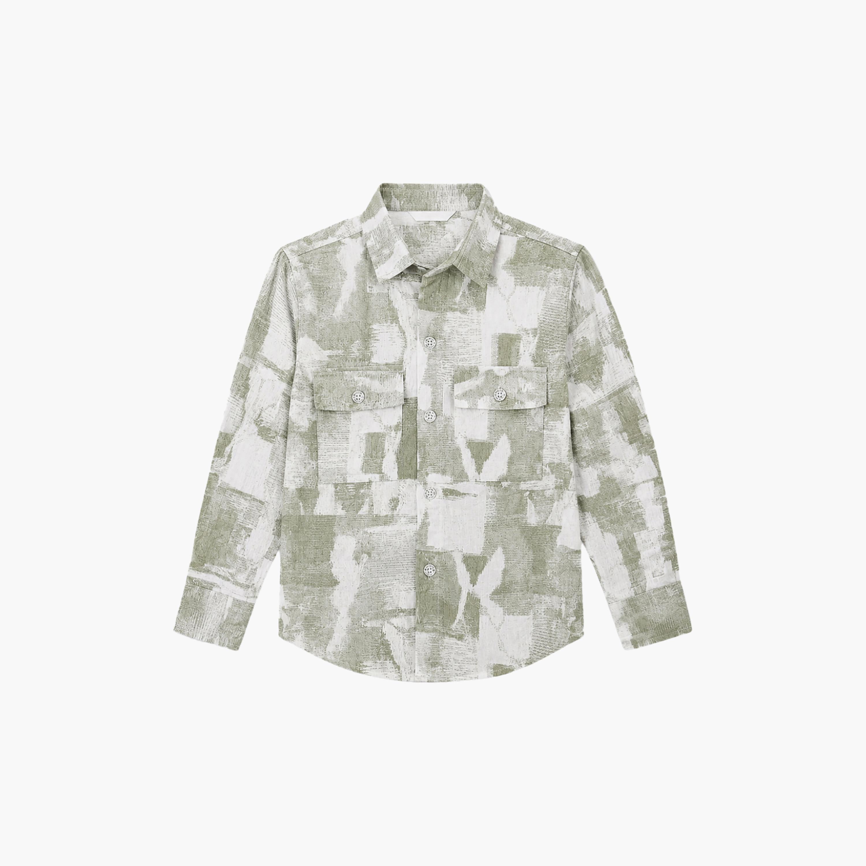 Babyqlo Abstract Long Sleeves Casual Shirt-boys-clothing-shirts-image-6